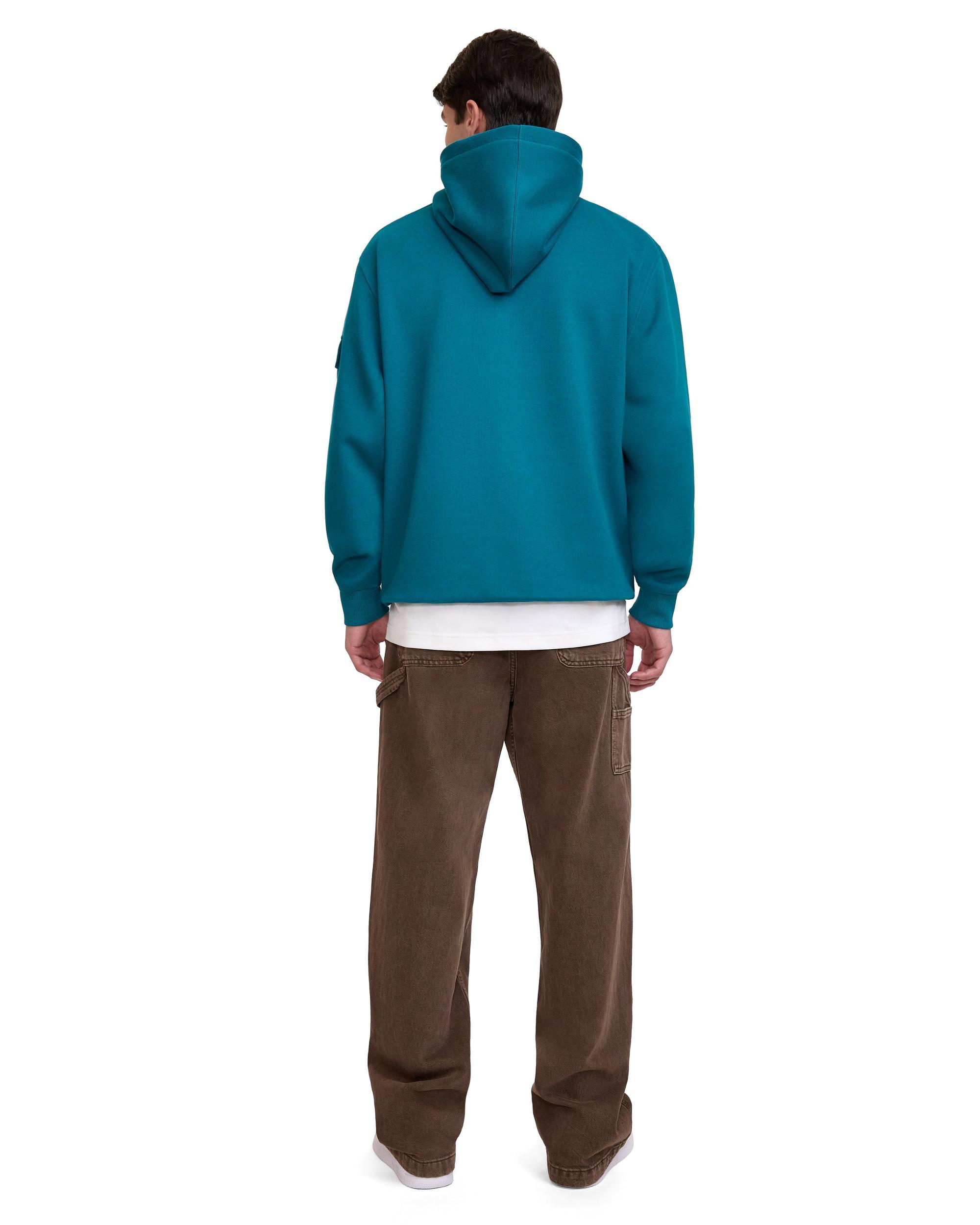 New Era Cap Blue Outdoor Hoodie Male Product Image