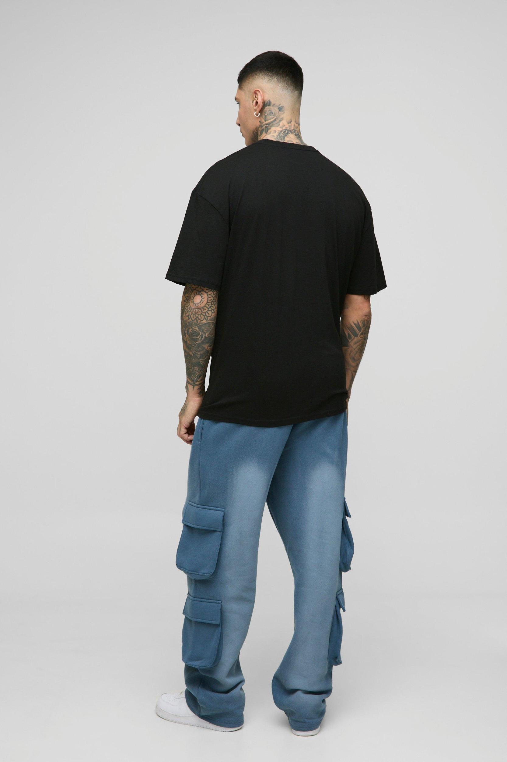 Tall Oversized Milano Renaissance Skull Over The Seam Print T-Shirt | boohooMAN USA Product Image