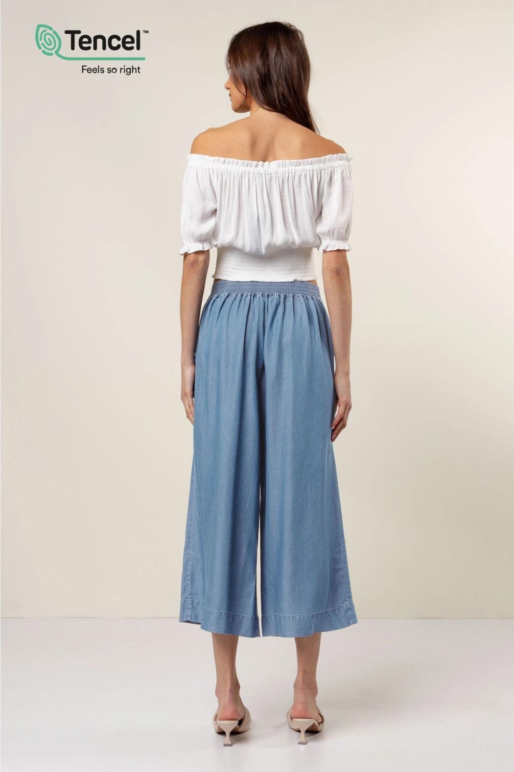 Tencel Culotte Pants Product Image