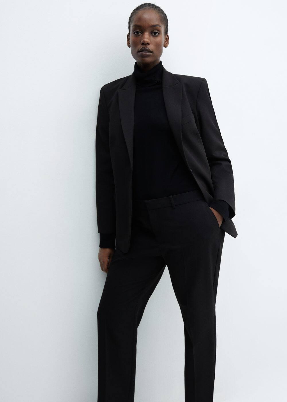 Mango tailored cigarette pants Product Image