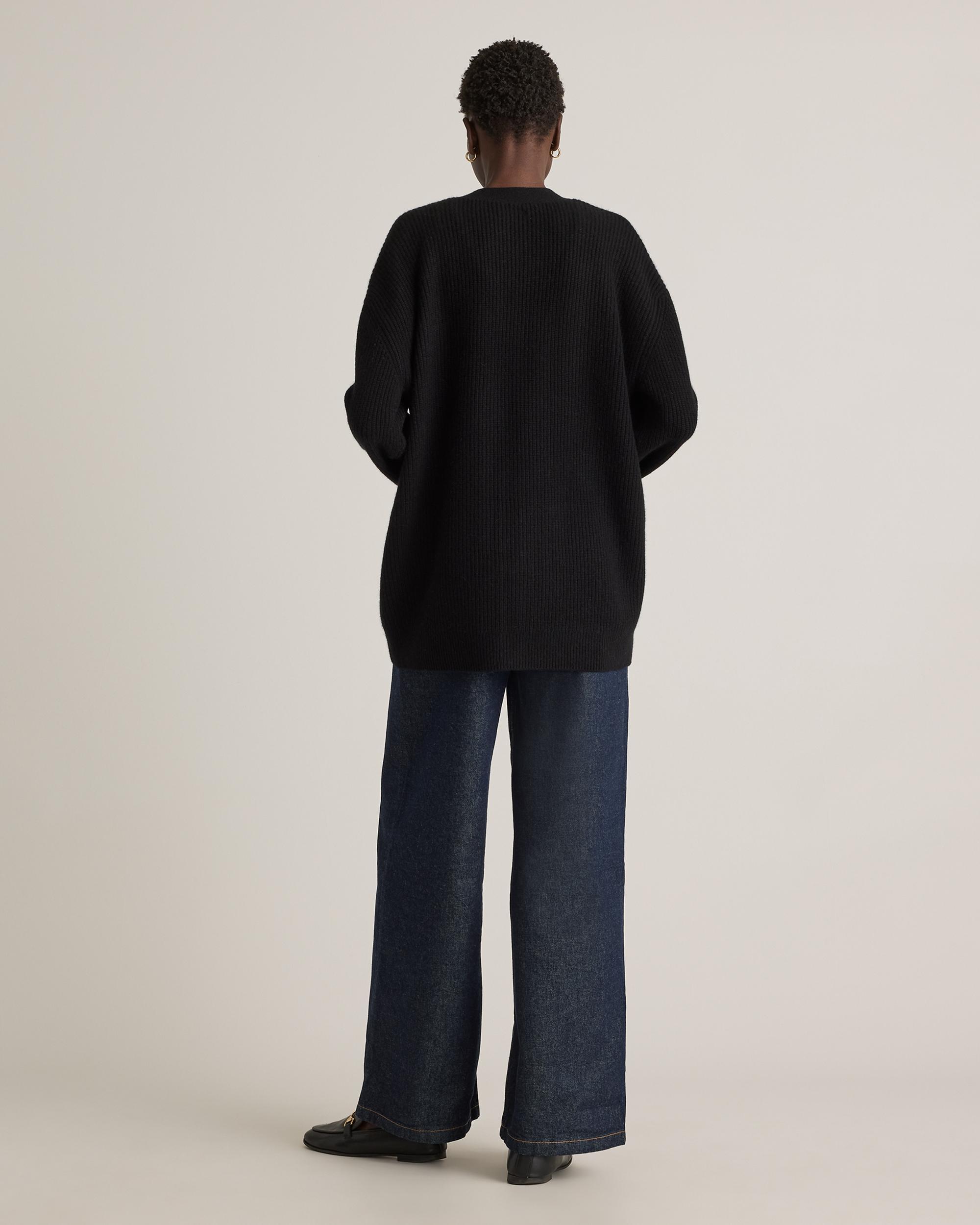 Quince | Women's Mongolian Cashmere OverSized Boyfriend Cardigan Sweater Product Image