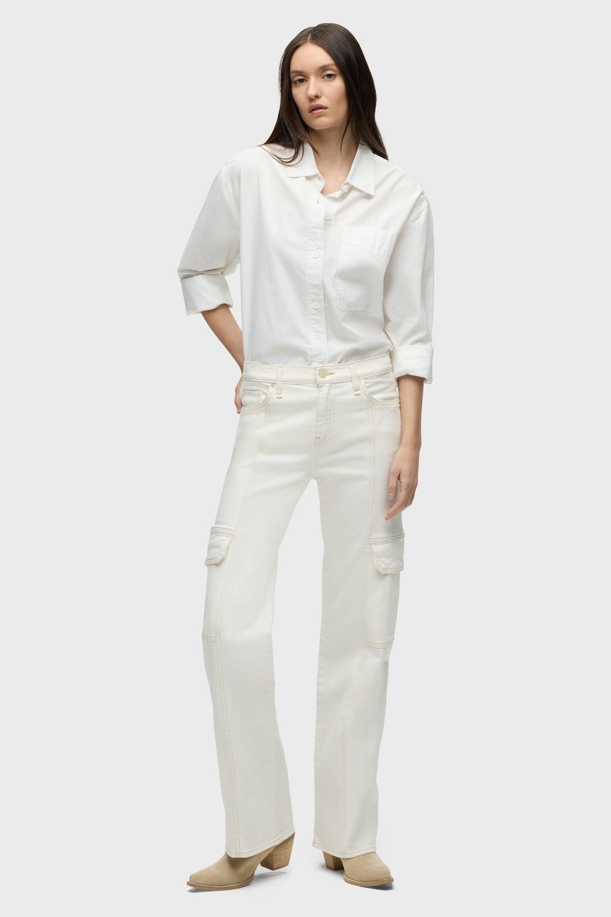 Rosie High-Rise Seamed Cargo Jean Female Product Image