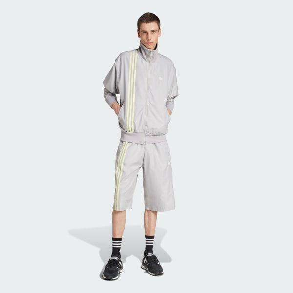 adidas Fashion Firebird Track Top Grey Two XL Mens Product Image