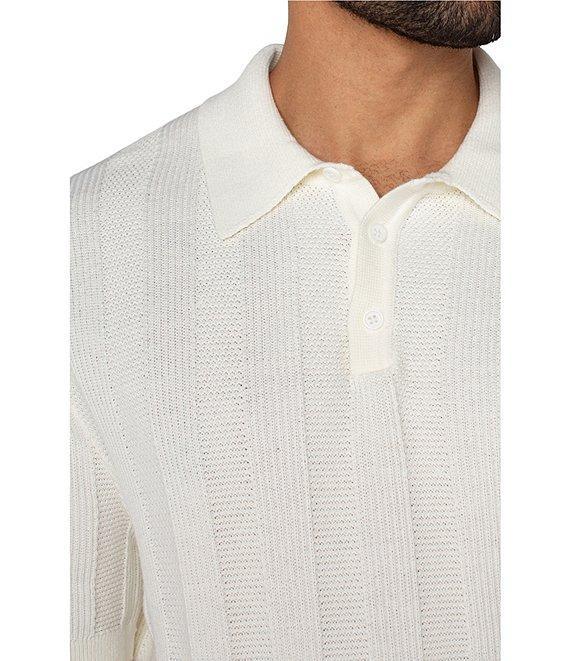 Liverpool Los Angeles Short Sleeve Sweater Knit Polo Shirt Product Image