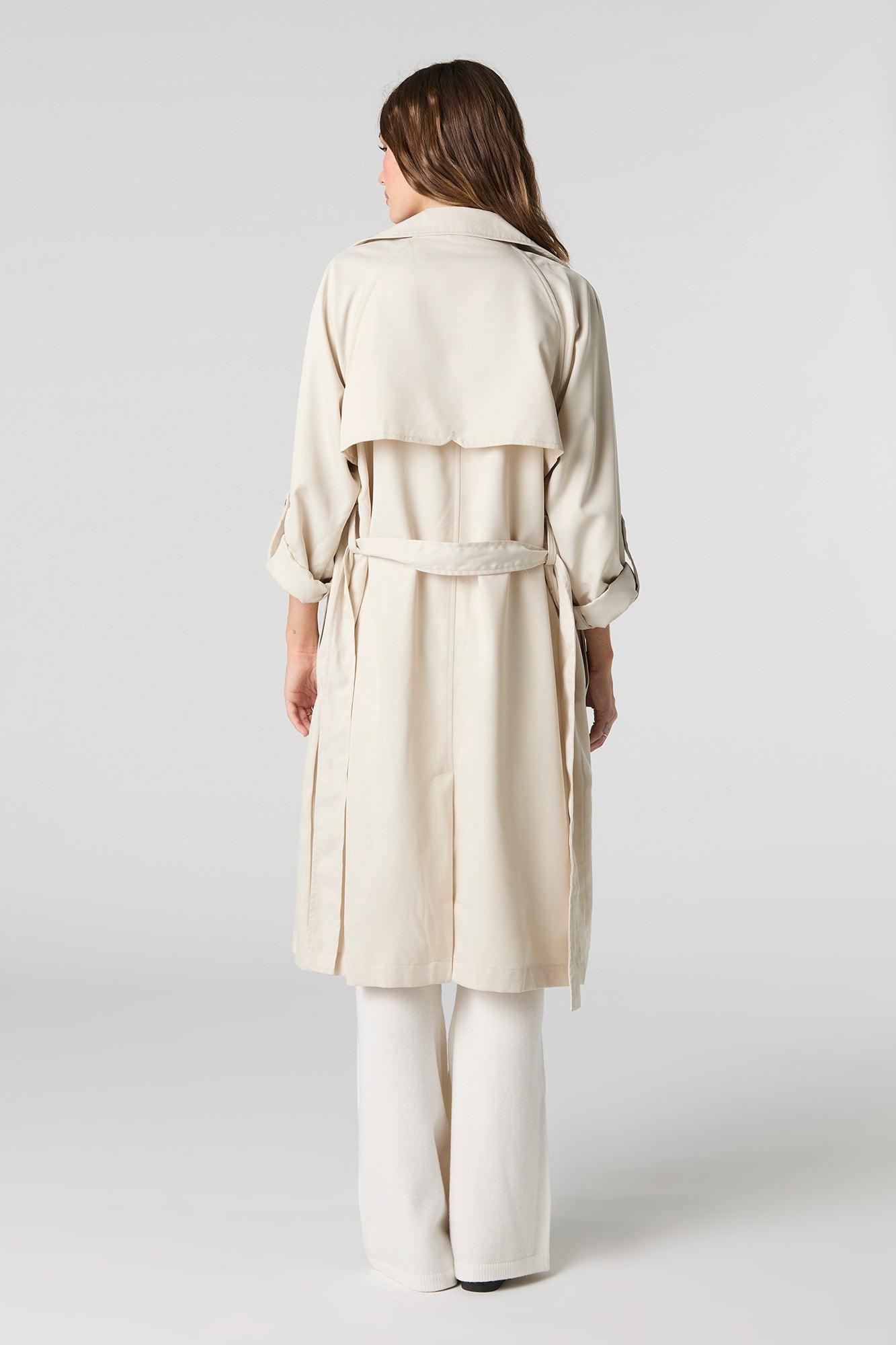 Double Breasted Trench Coat Female Product Image