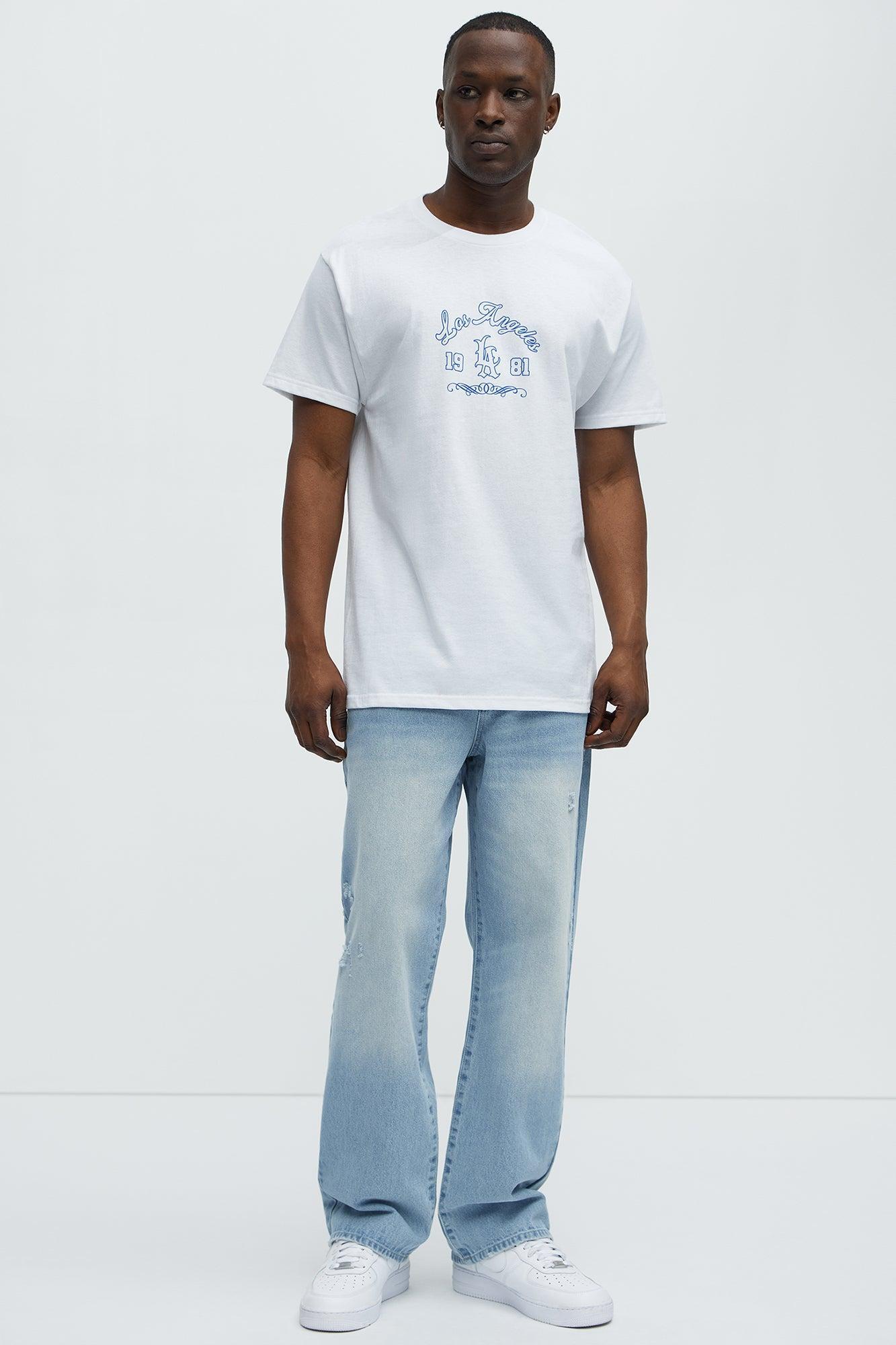 Los Angeles 1981 Short Sleeve Tee - White Product Image