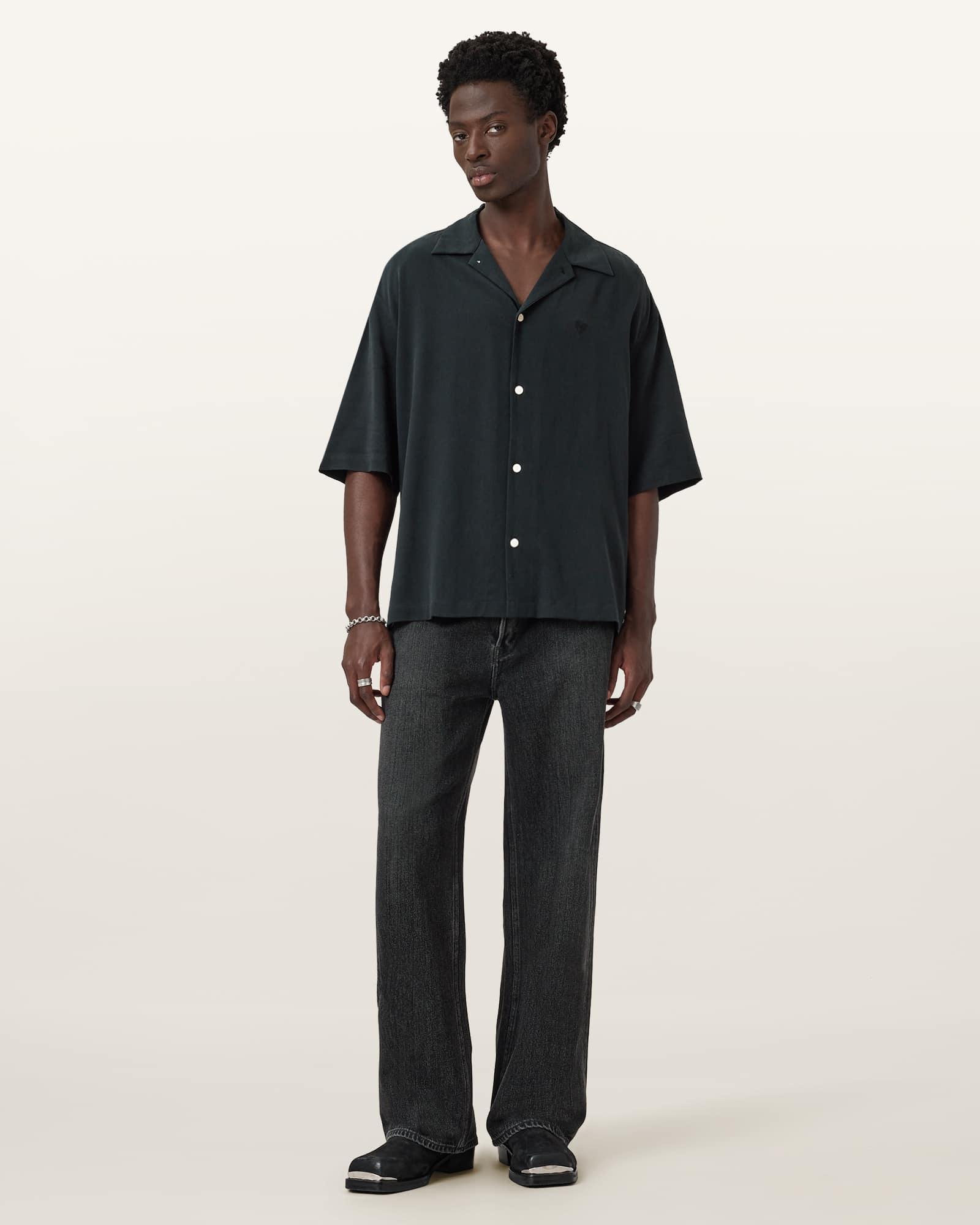 Rialto Oversized Short Sleeve Shirt Product Image