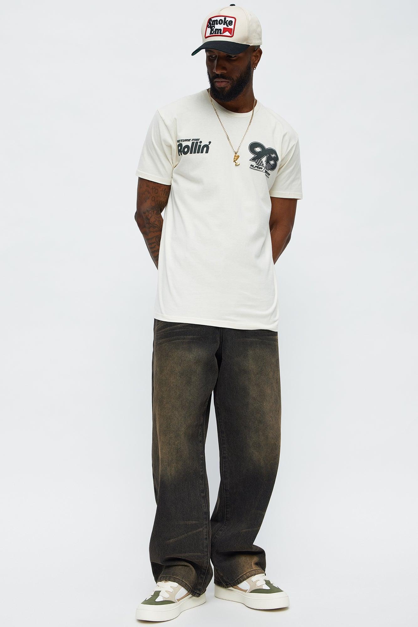 Rollin Racing 98 Short Sleeve Tee - Off White Product Image