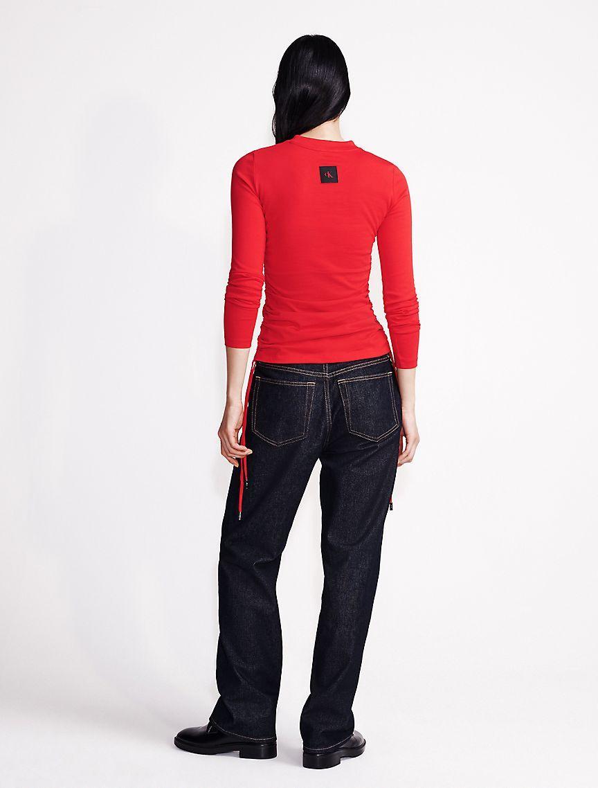 Ruched Slim T-Shirt Product Image