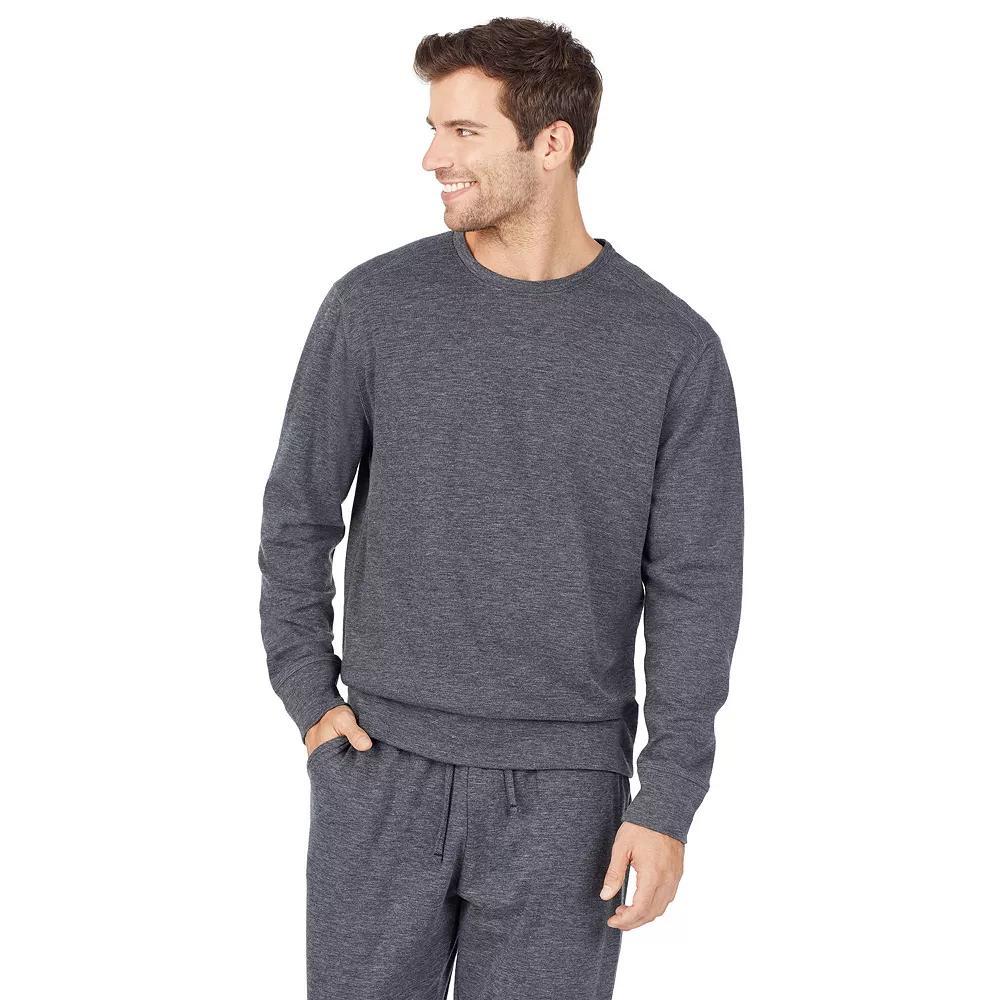 Big & Tall Cuddl Duds® Essentials Pajama Top, Men's, Size: 4XB, Black Product Image