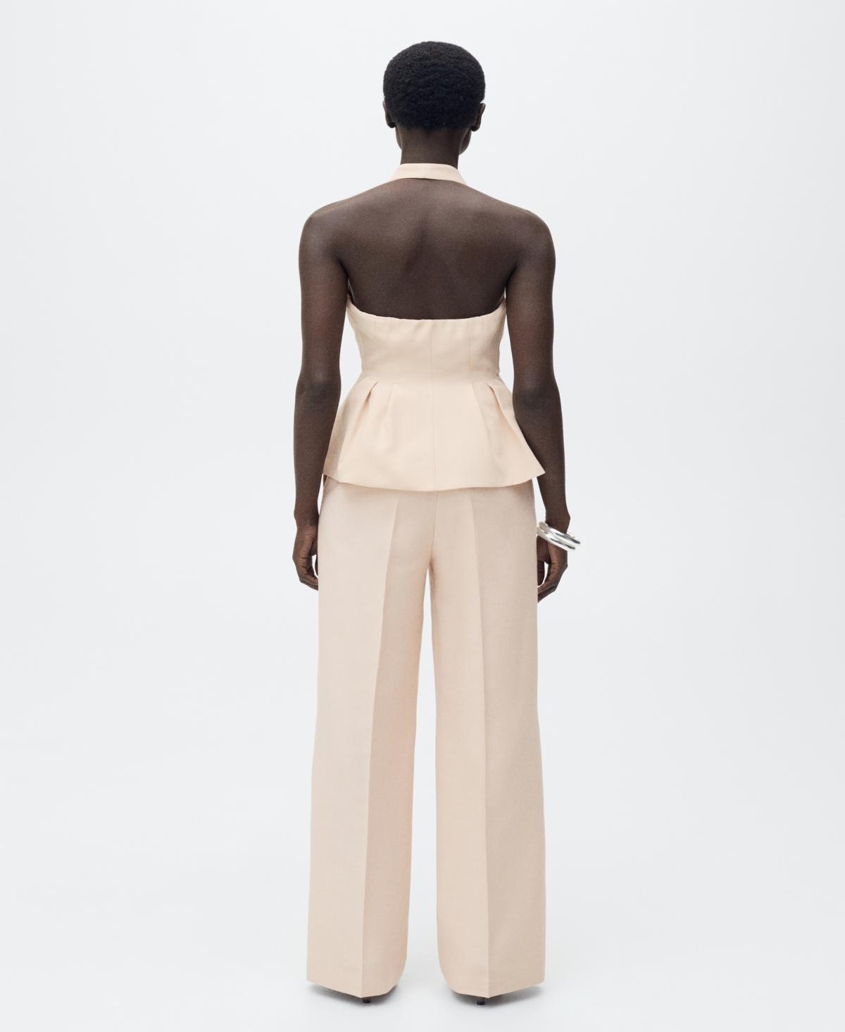 Straight suit trousers - Women | MANGO USA Product Image