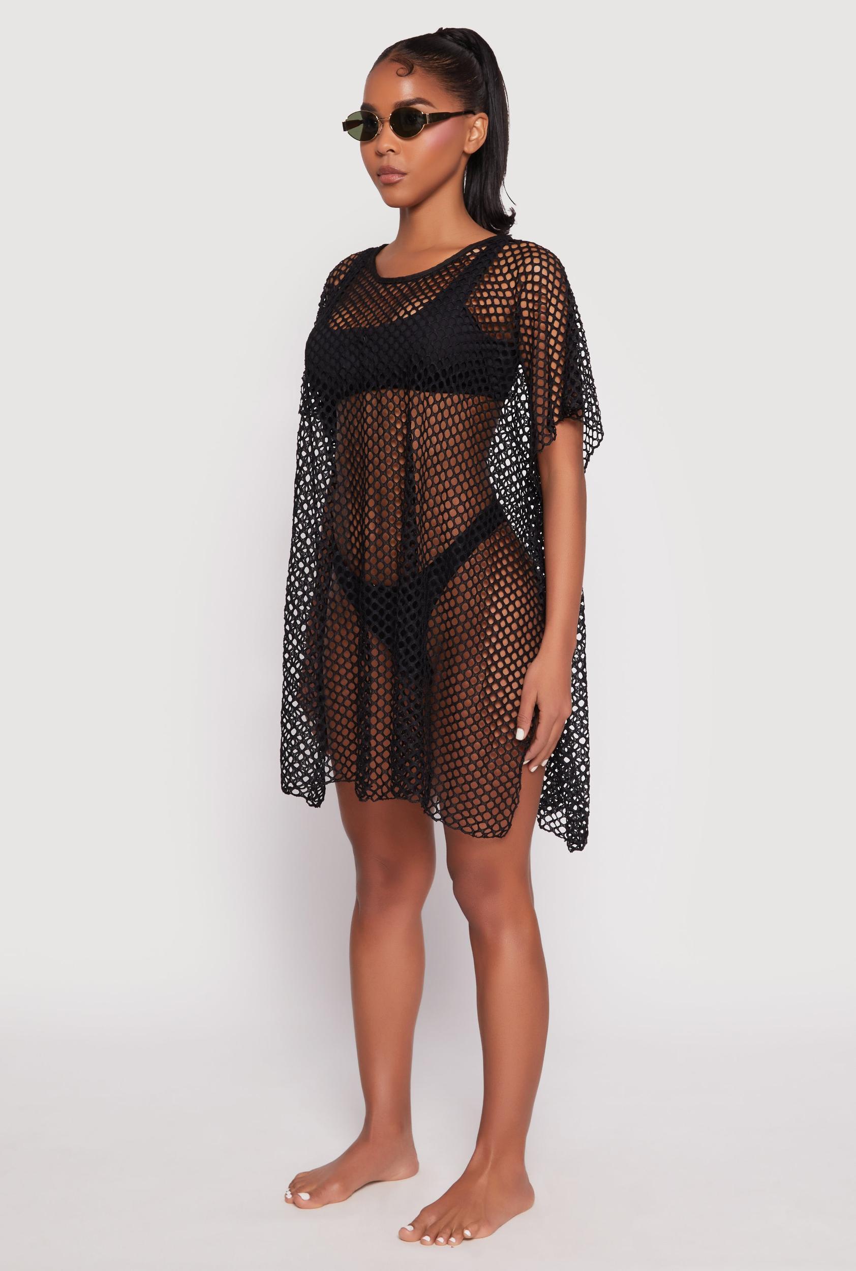 Fishnet Swim Cover Up Female Product Image