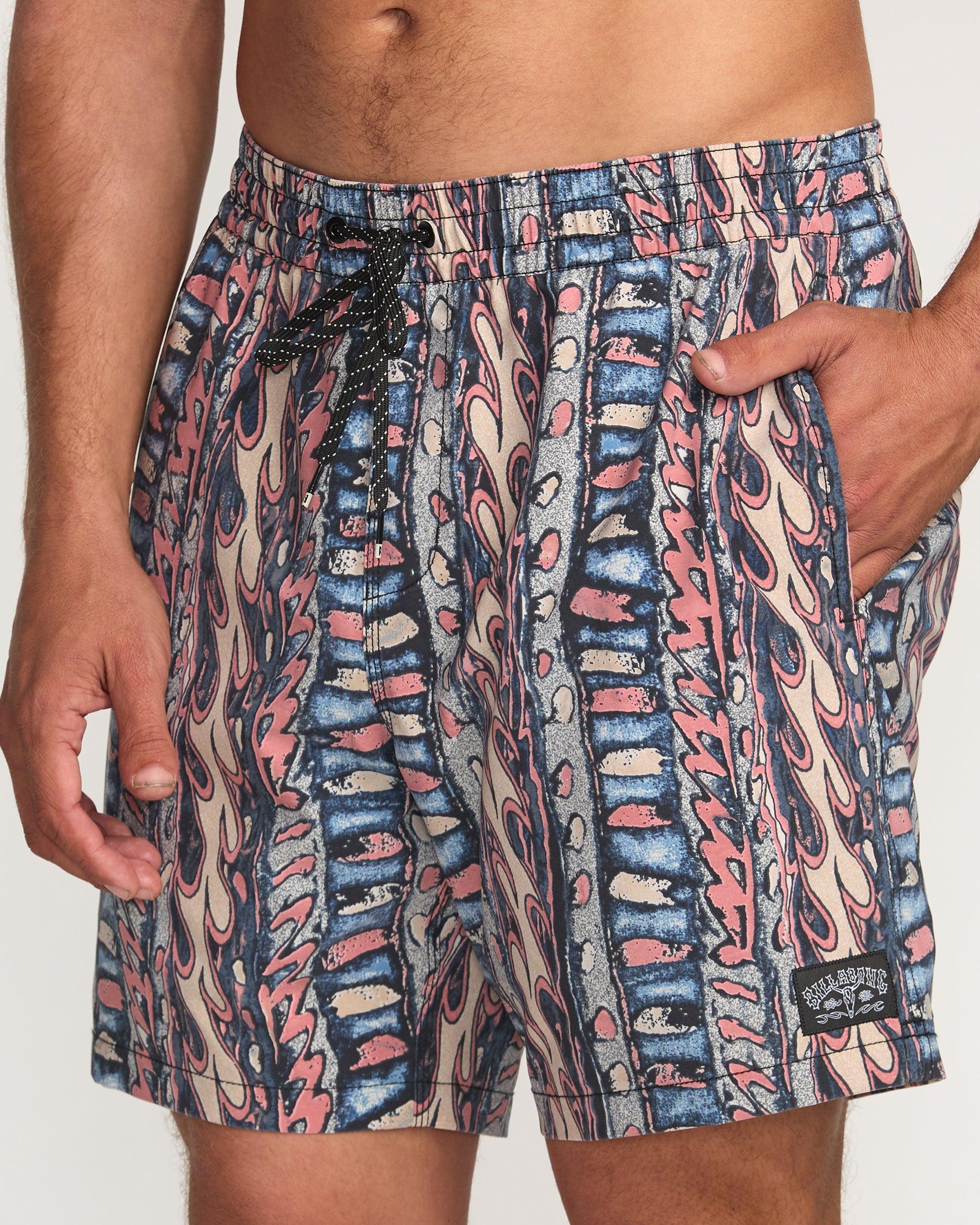 Larry Laybacks 19" Cord Shorts - Washed Blue Male Product Image
