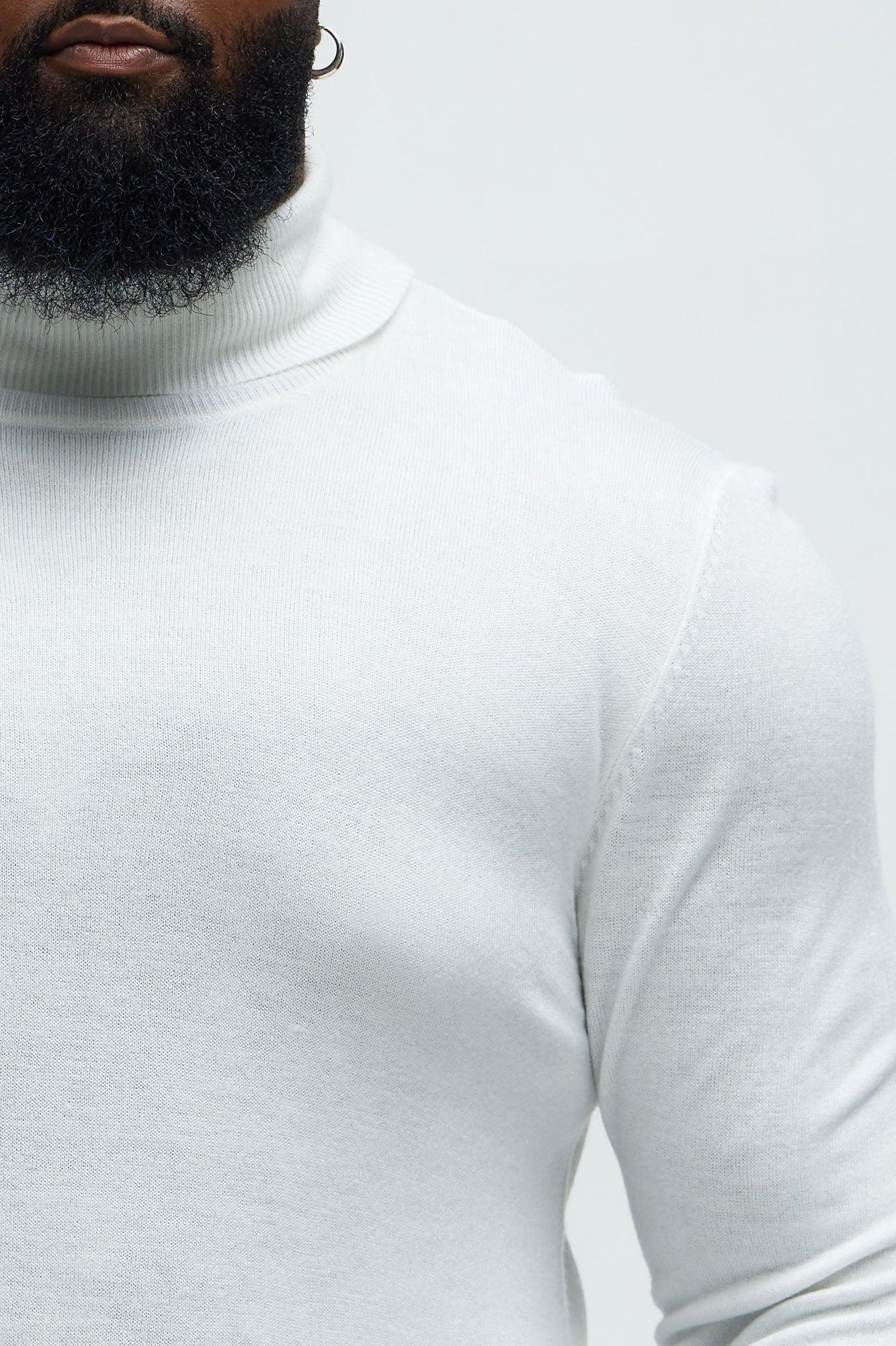 DeAngelo Turtleneck Sweater - Off White Product Image