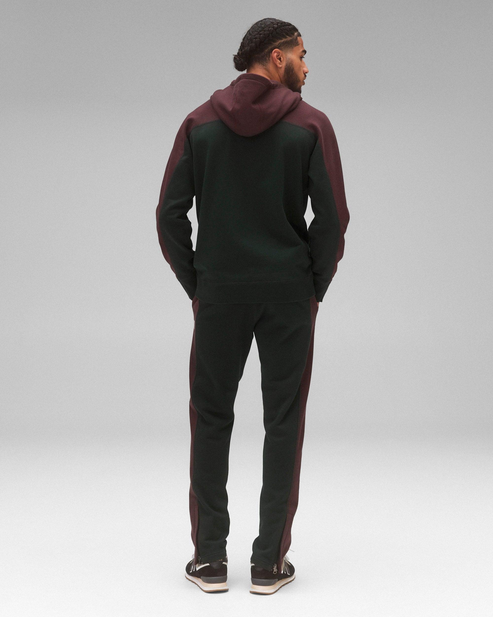 Midweight Terry Racer Slim Zip Hoodie Male Product Image