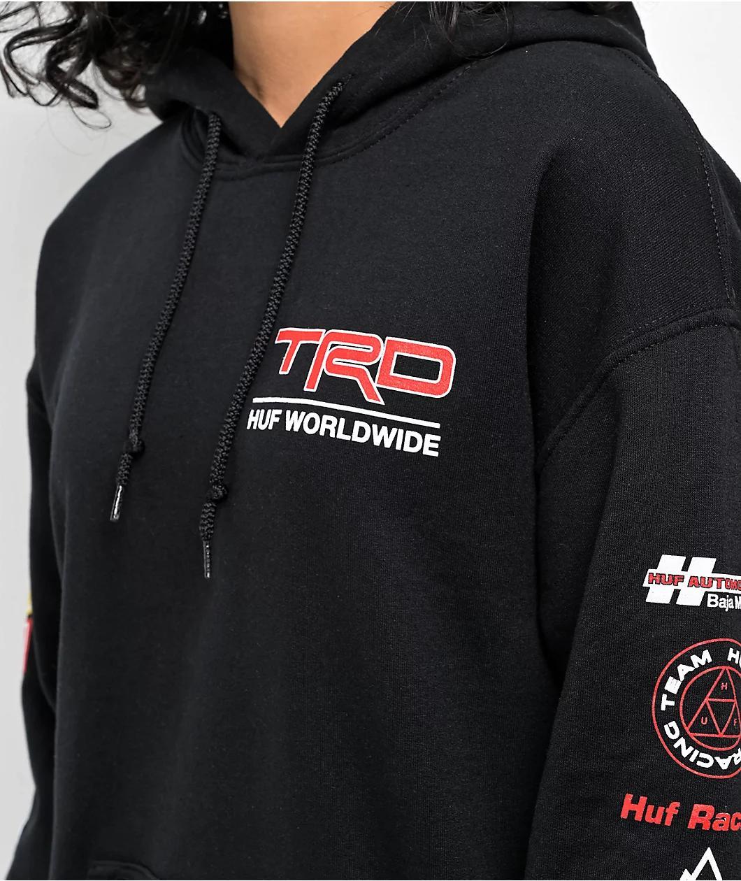 HUF x Toyota Racing Development Concept Black Hoodie Product Image