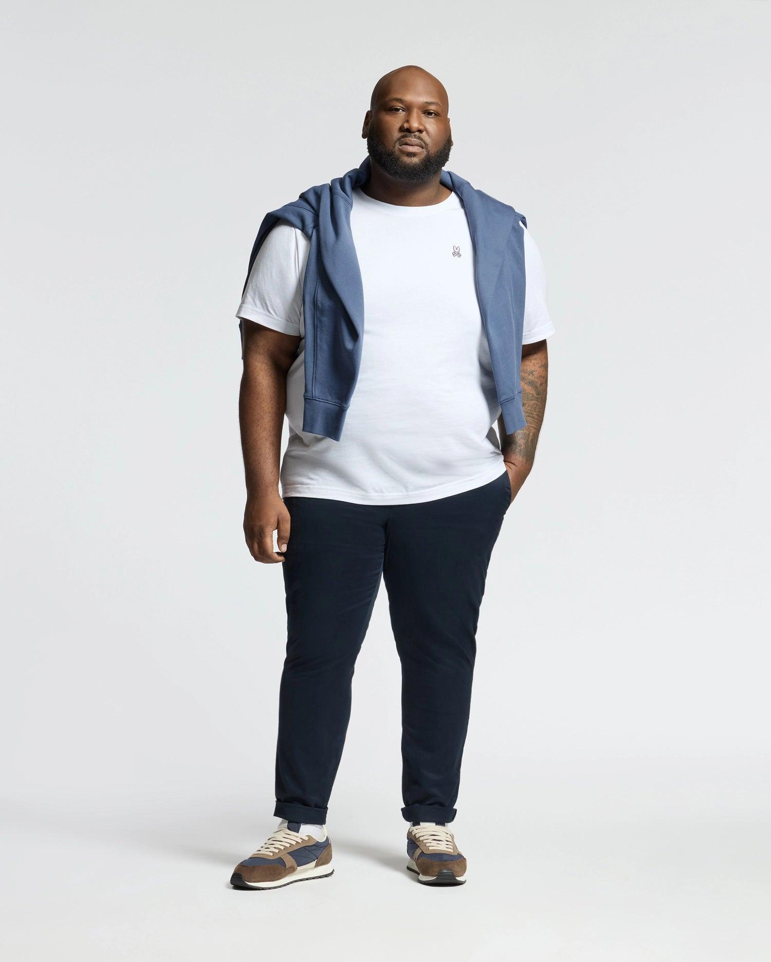 MENS BIG AND TALL CLASSIC CREW NECK TEE - B9U014CRPC Male Product Image