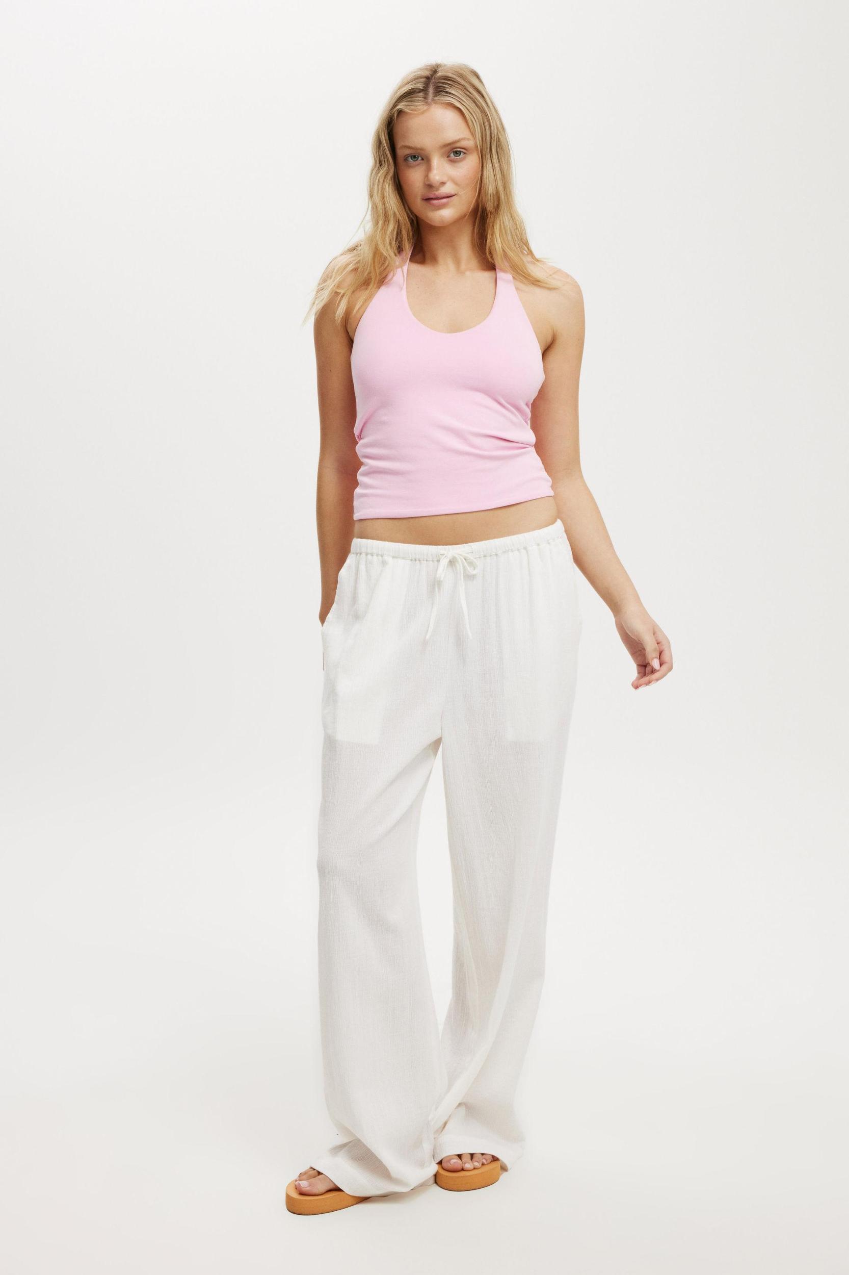 Cotton On Women - All Day V Neck Halter - White Product Image