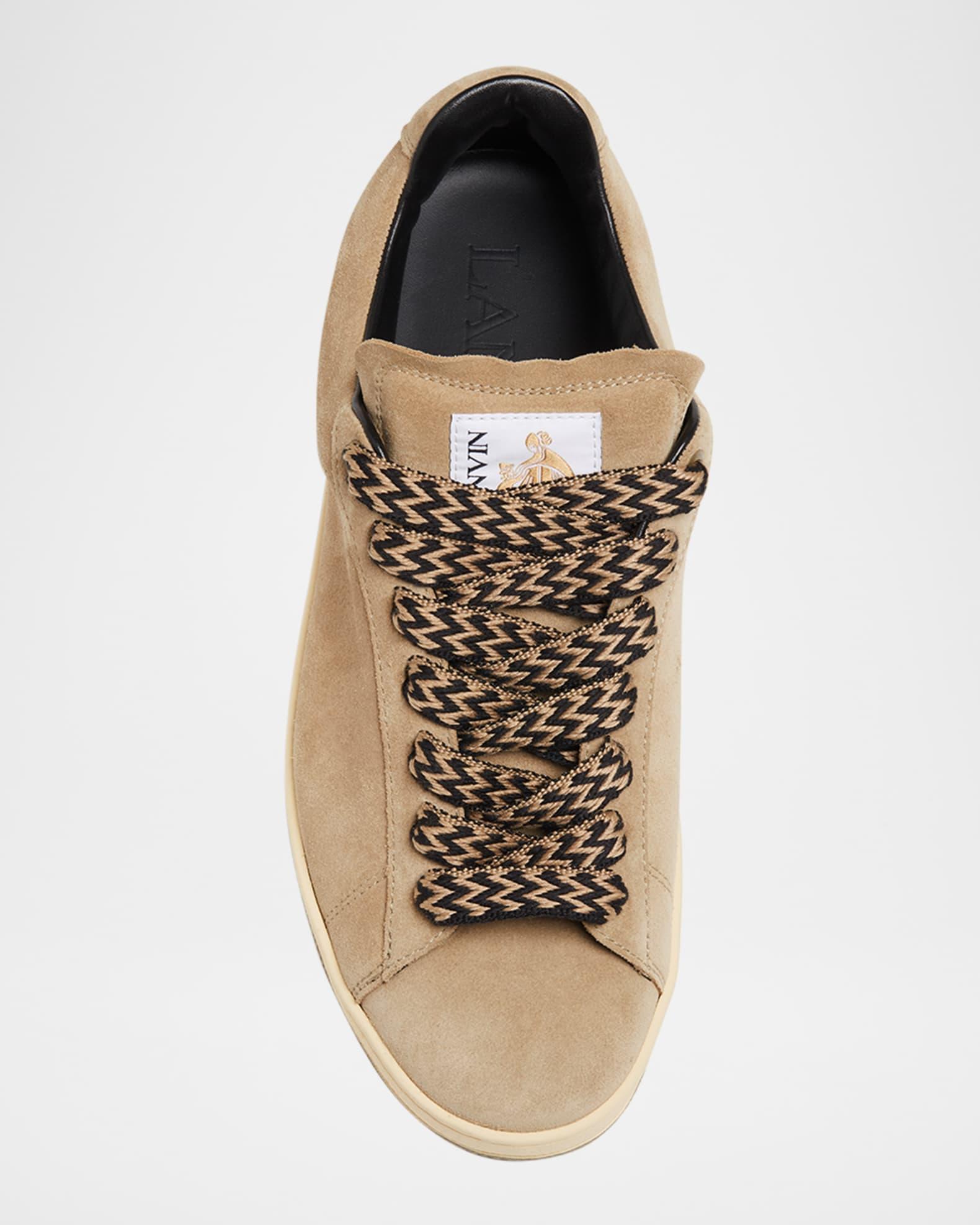 Men's Curb Lite Leather Low-Top Sneakers Product Image