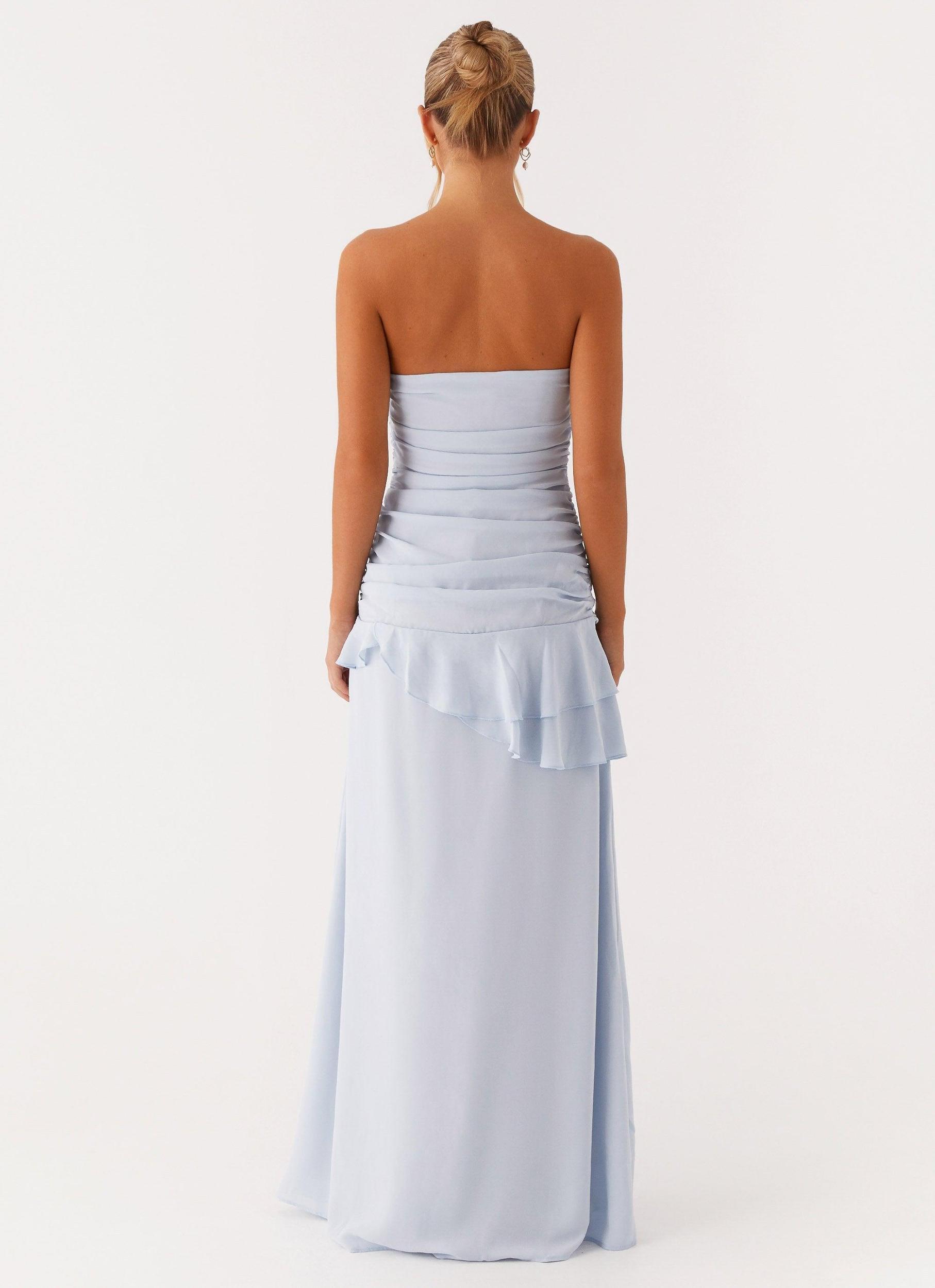 Captivate Maxi Dress - Blue Product Image