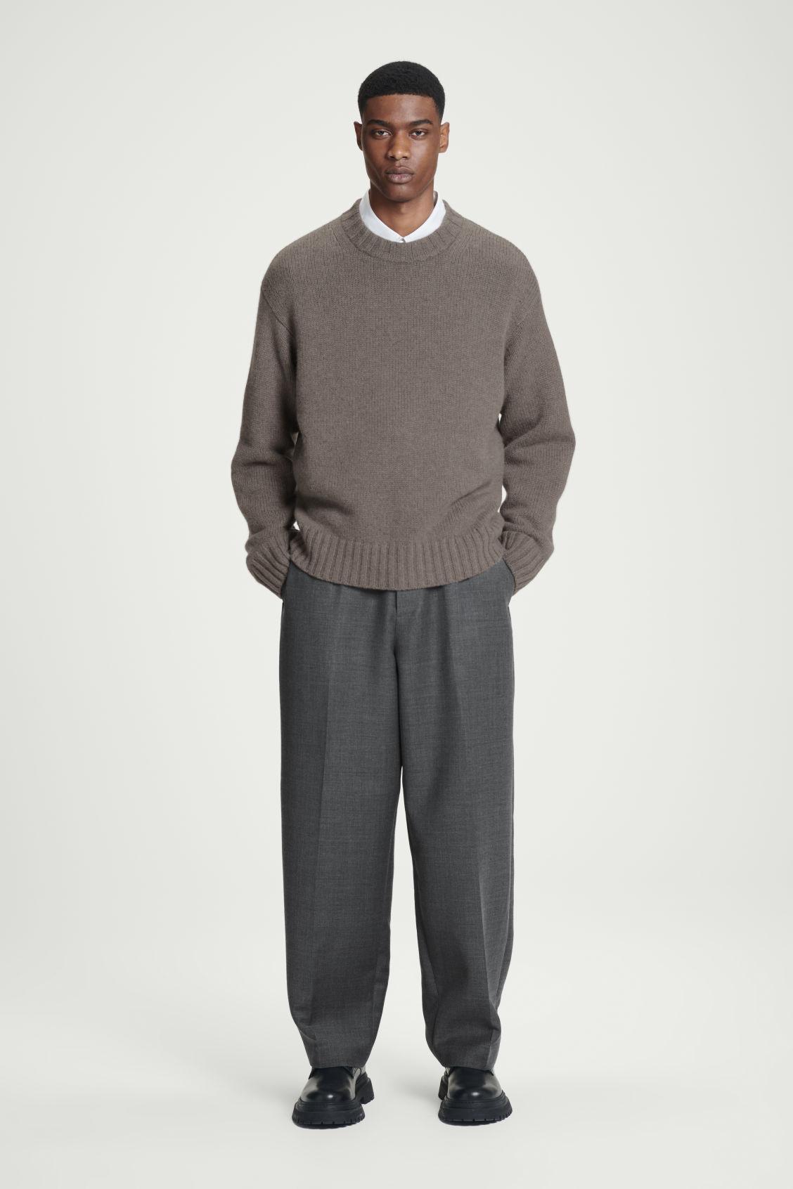 CHUNKY PURE CASHMERE SWEATER Product Image