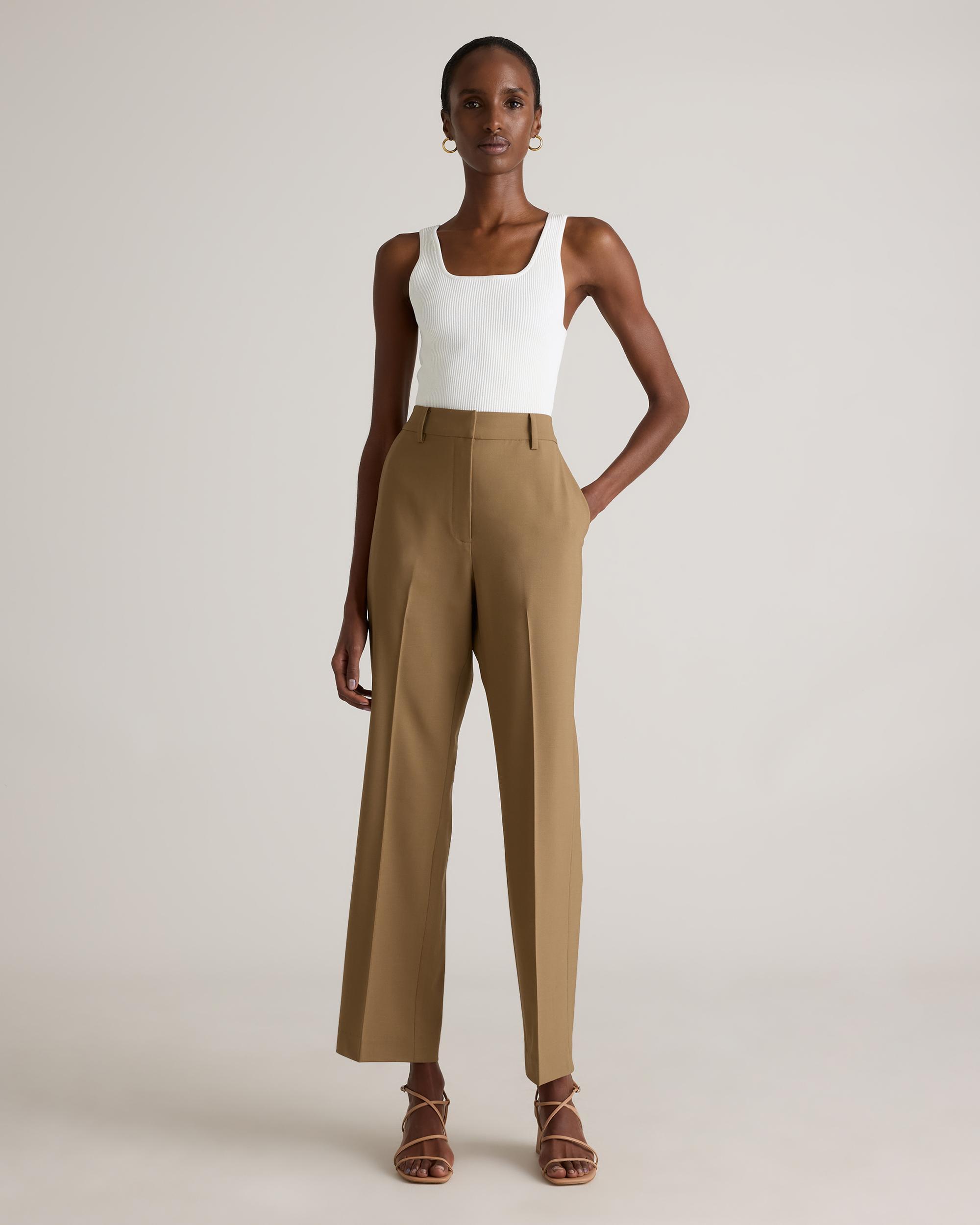 Quince | Women's Italian Wool Straight Leg Pants Product Image
