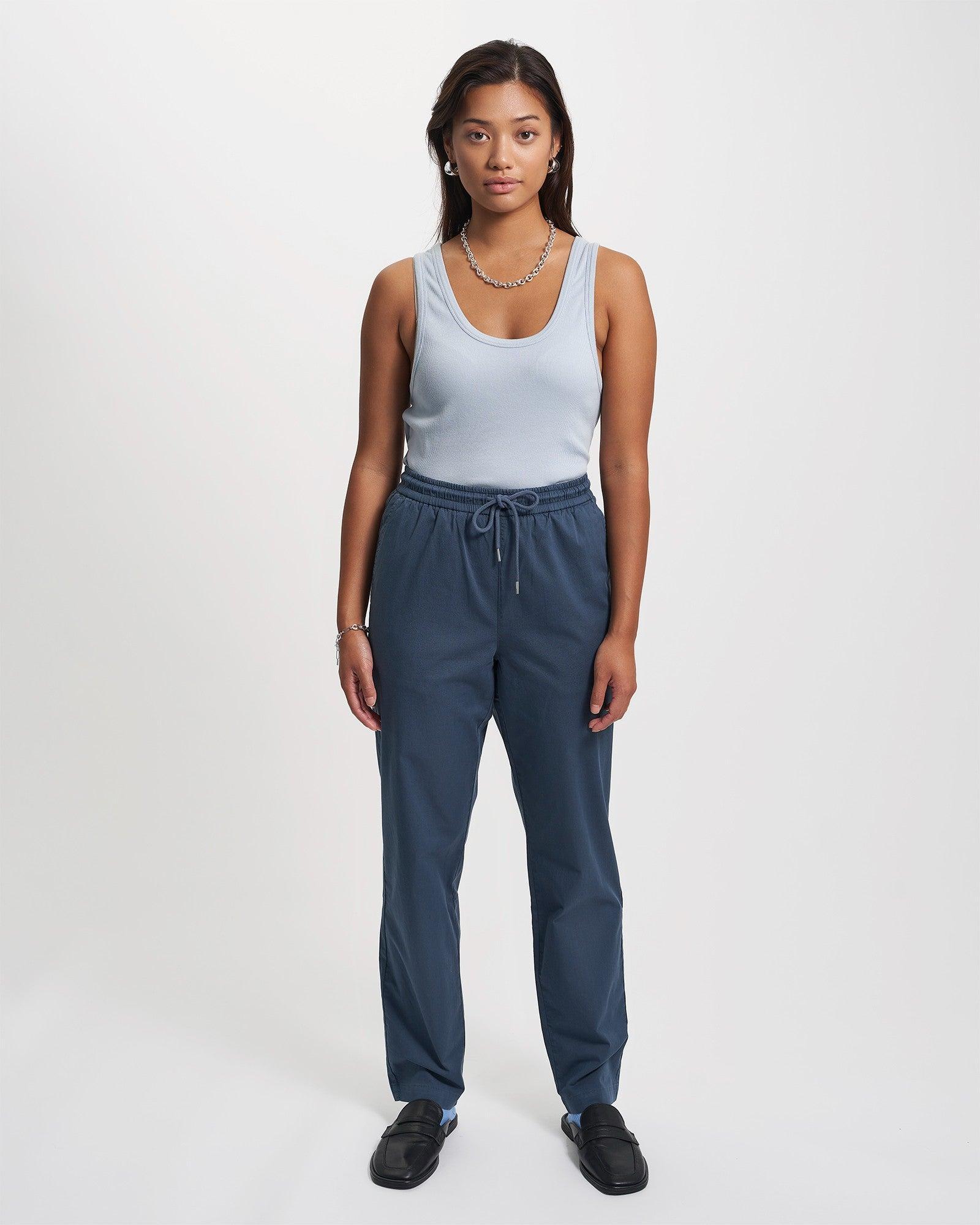 Organic Twill Pants - Hunter Green Product Image