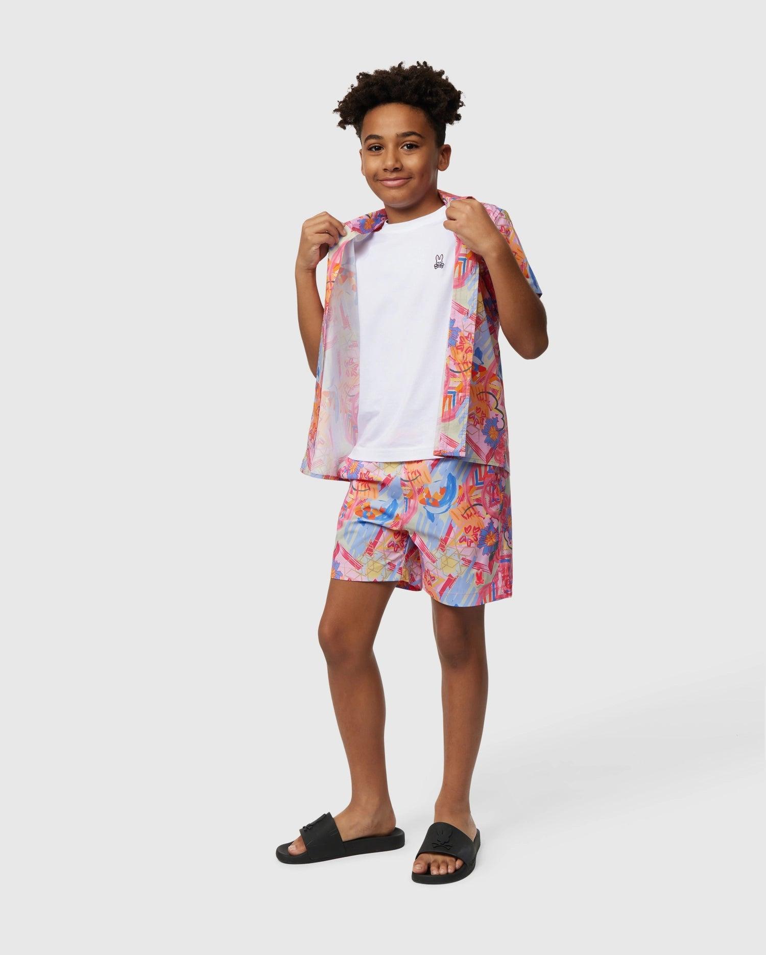 KIDS LENOX SWEATSHORT - B0R377B200 Product Image