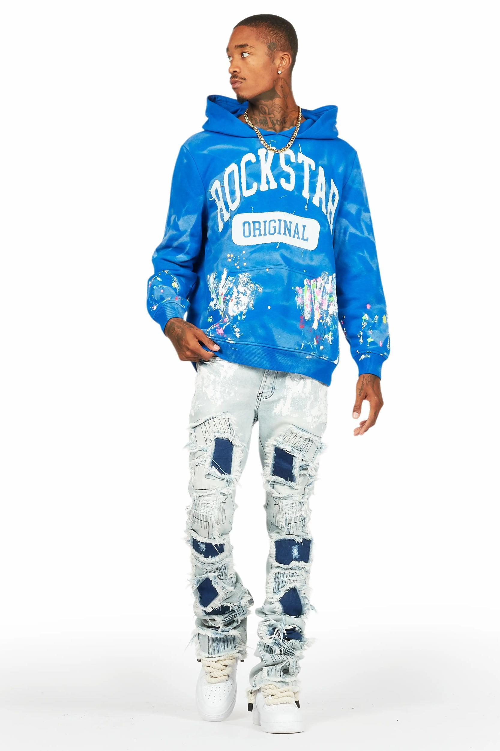 Dave Blue Painter Super Stacked Flare Jean Male Product Image