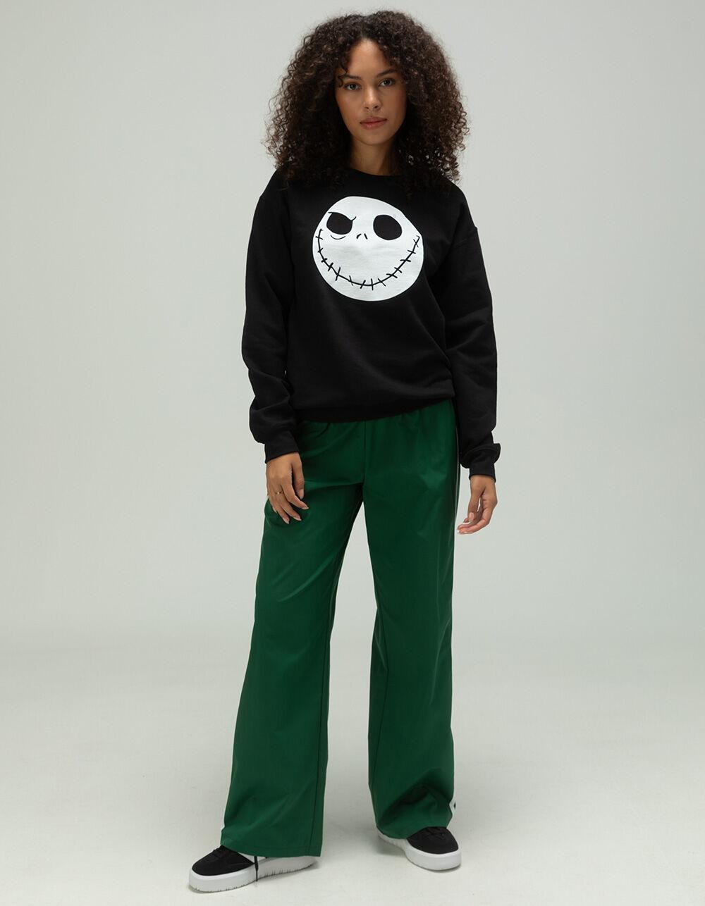 DISNEY Nightmare Before Christmas Womens Crewneck Sweatshirt - BLACK Product Image
