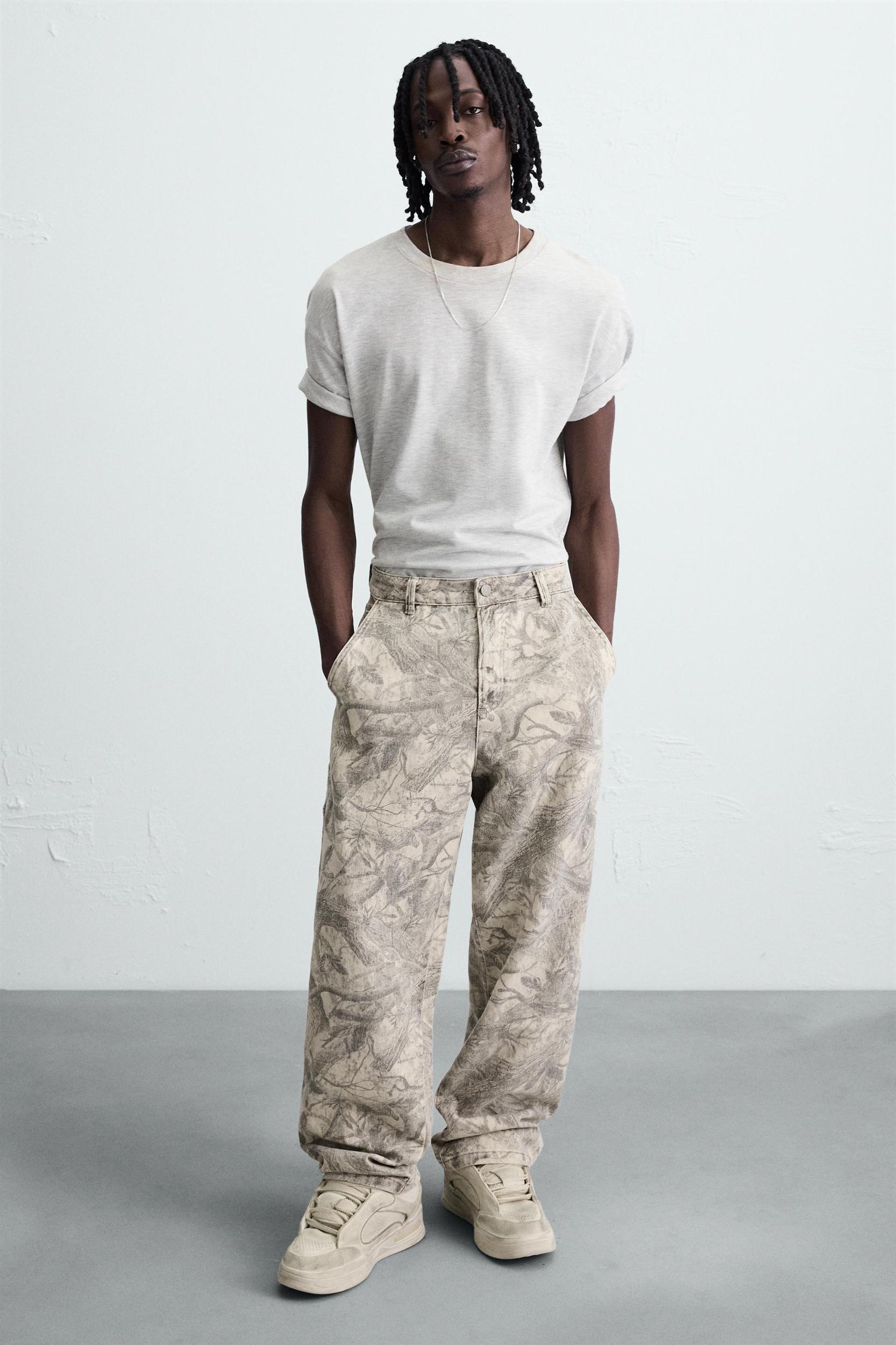 DISTRESSED THICK-SOLED SNEAKERS Product Image