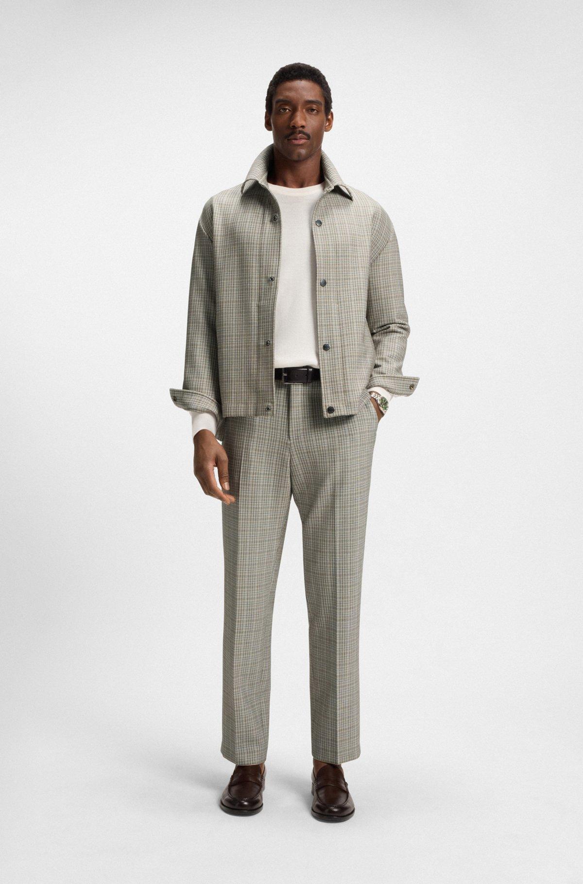 Relaxed-fit wrapped pants in stretch fabric Product Image