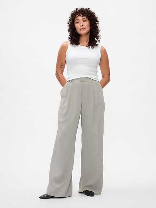 365 High Rise Pleated Trousers Product Image