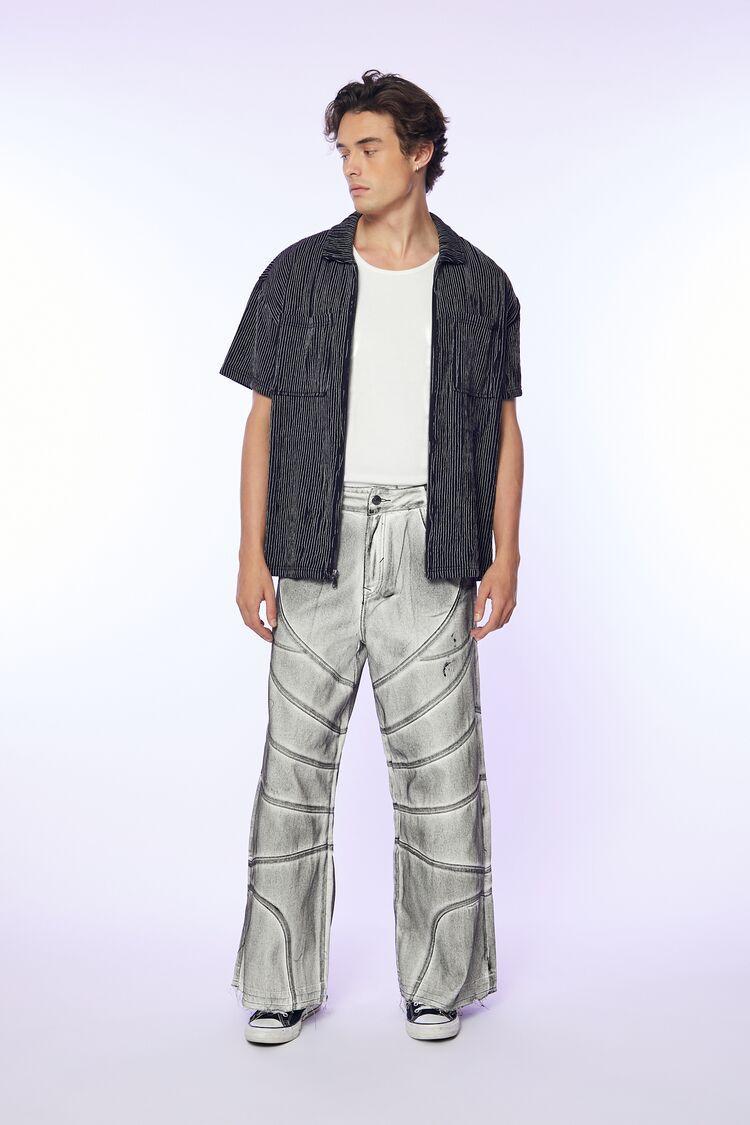 Reworked Seamed Flare Jeans | Forever 21 Product Image