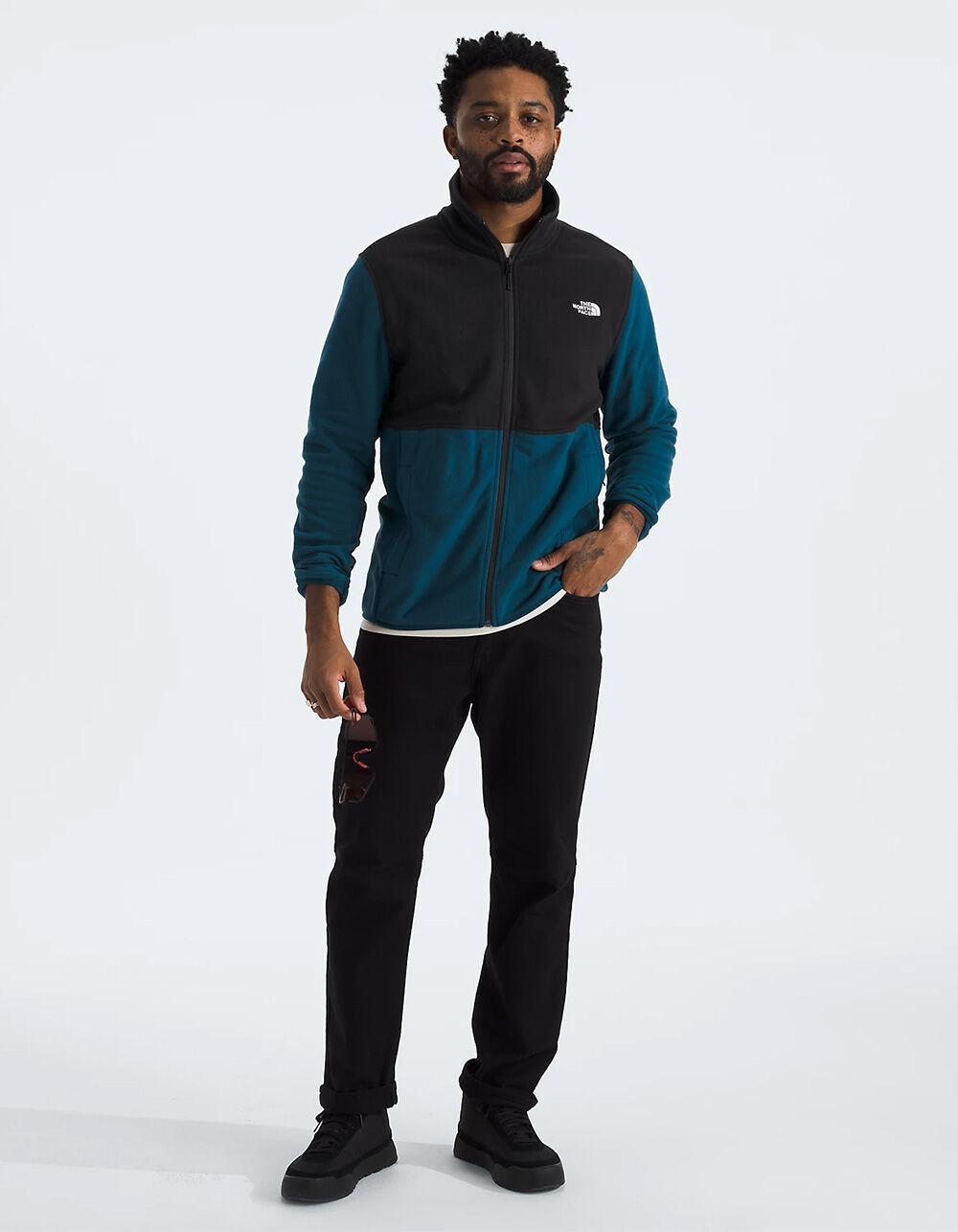THE NORTH FACE Glacier Mens Zip-Up Fleece Jacket - MIDNIGHT BLUE Product Image