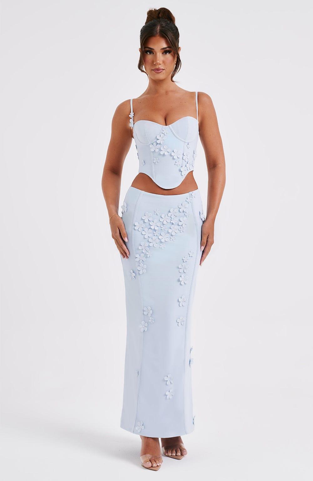 Dalary Maxi Skirt - Blue Product Image