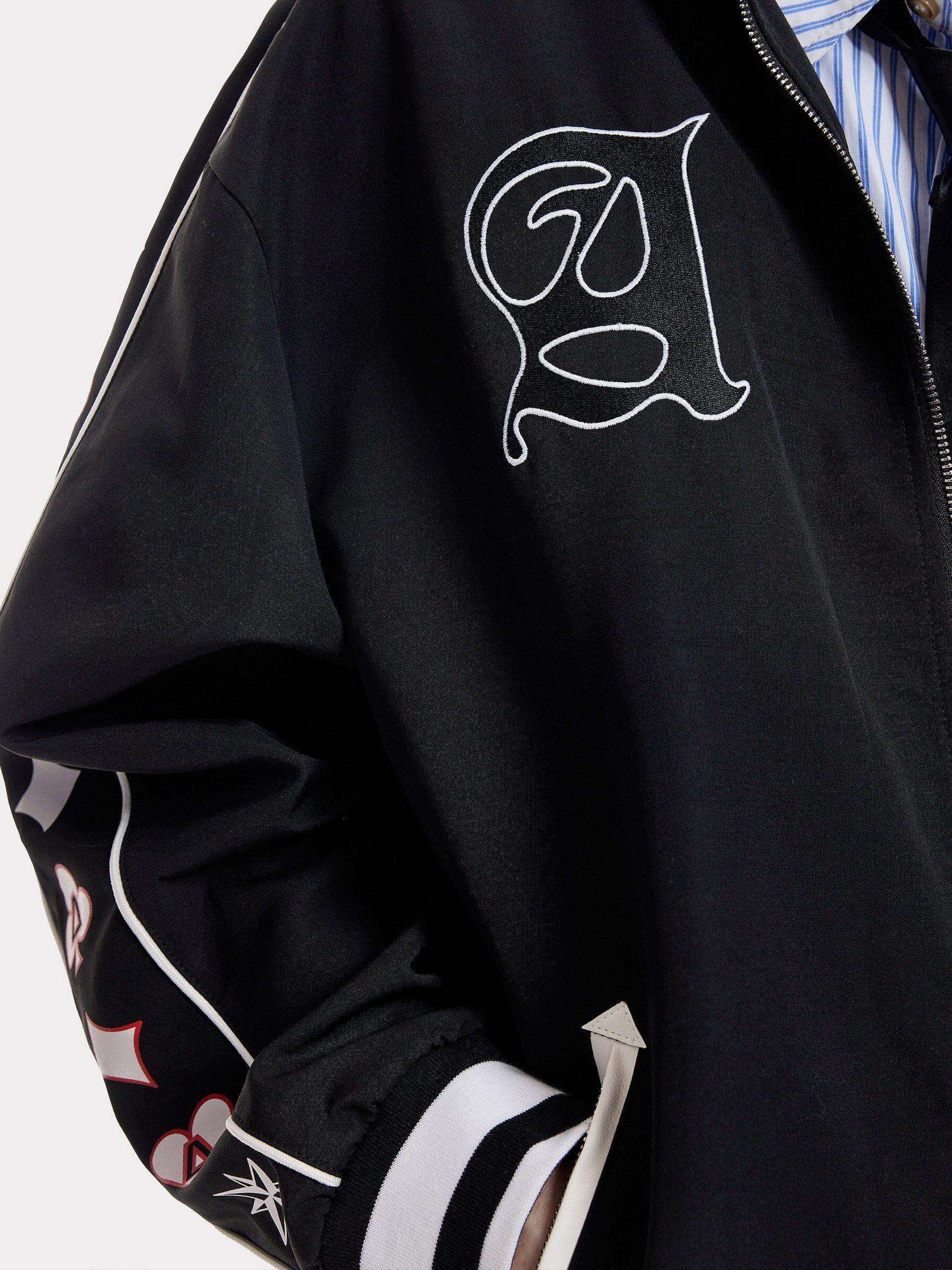 Aelfric Eden Embroidery Ship Anchor Bomber Jacket Product Image