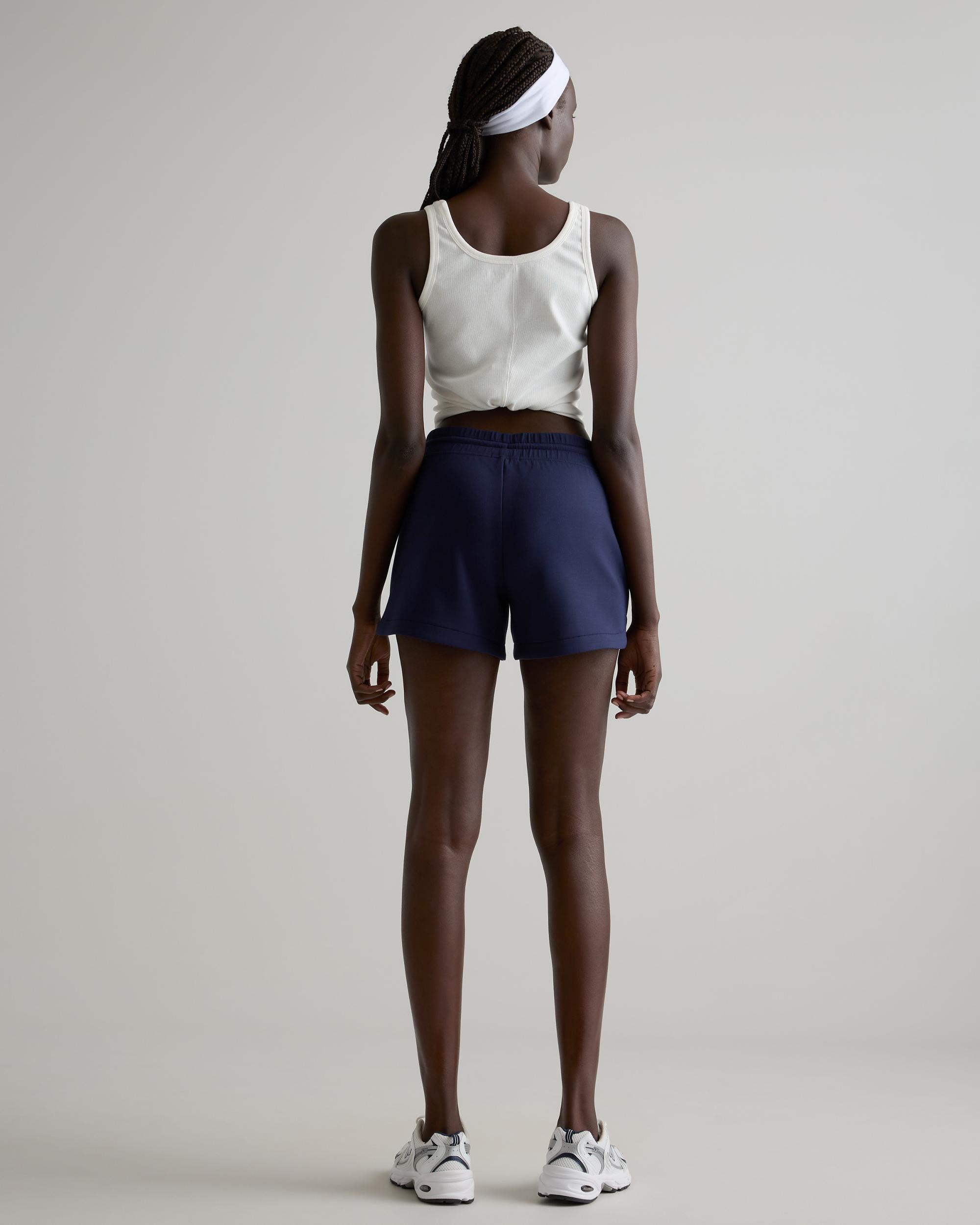 Quince | Women's CloudComfort High-Rise Sweatshort Tencel Product Image