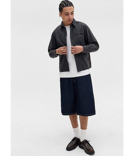 BDG Urban Outfitters Long Sleeve Crop Check Shirt Product Image