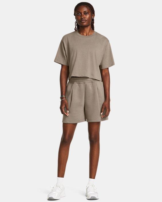 Women's UA Unstoppable Fleece Pleated Shorts Product Image
