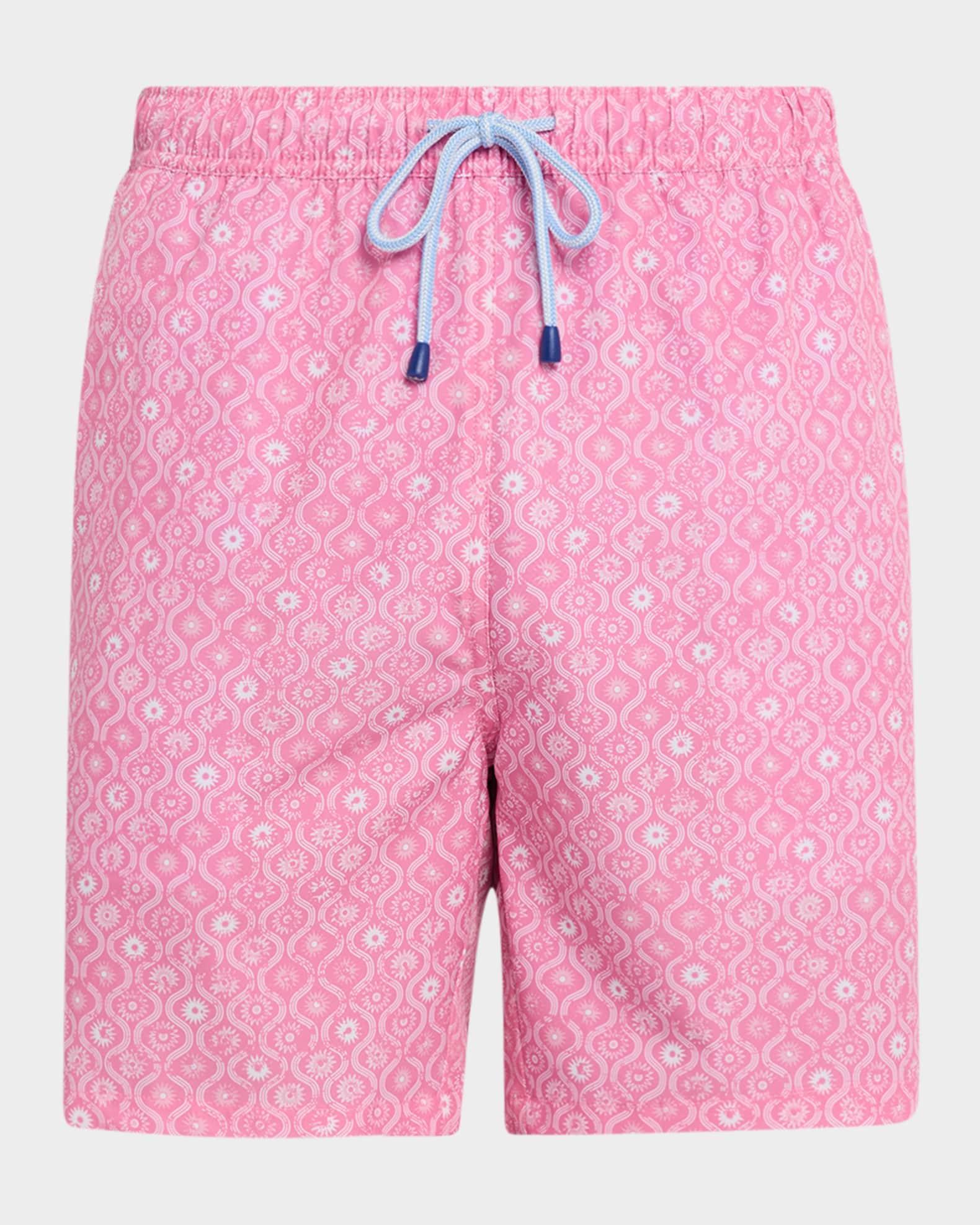 Mens Golden Hour Swim Trunks, 7 Inseam Product Image