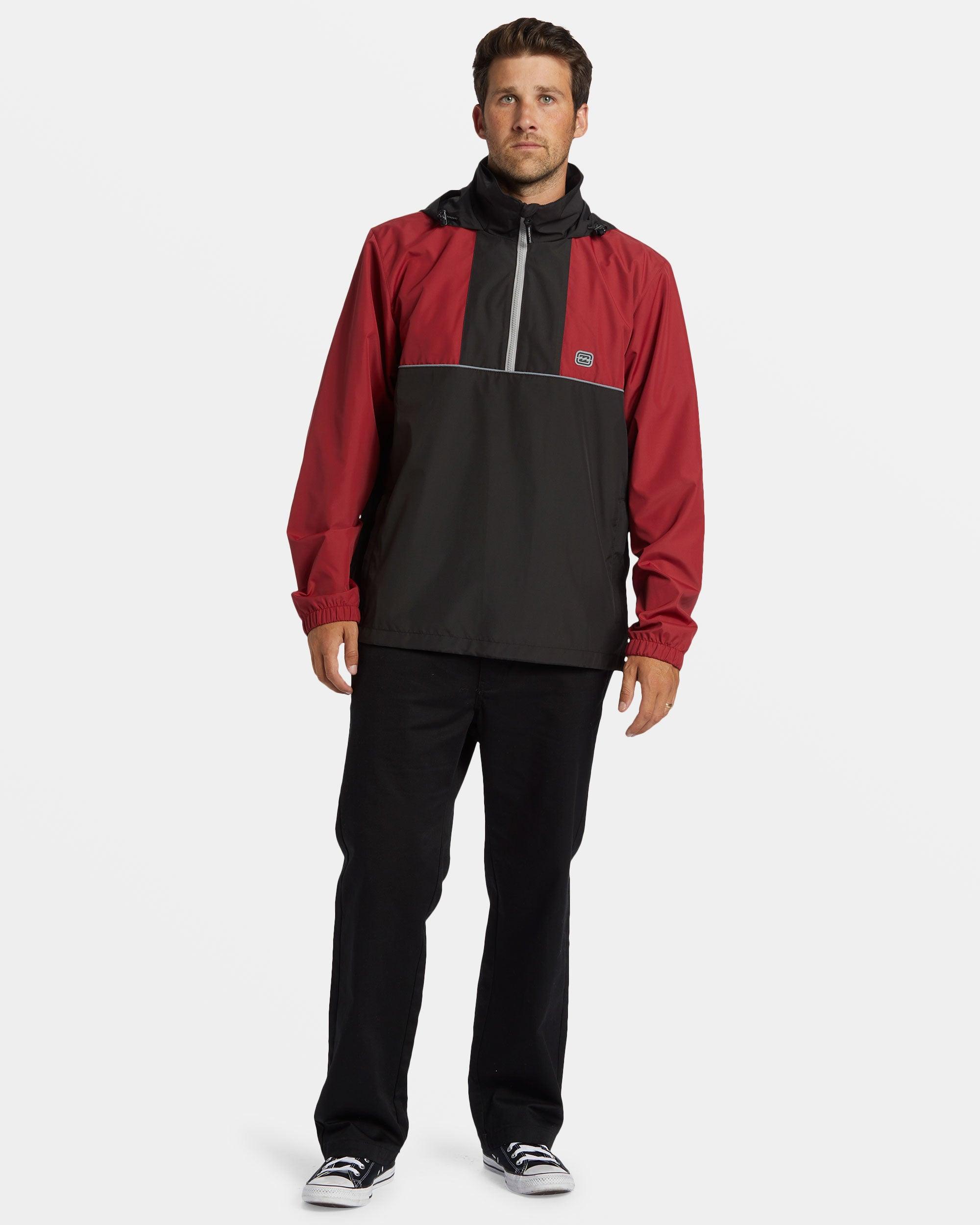 Spec 73 Windswell Half-Zip Windbreaker - Dusty Red Male Product Image