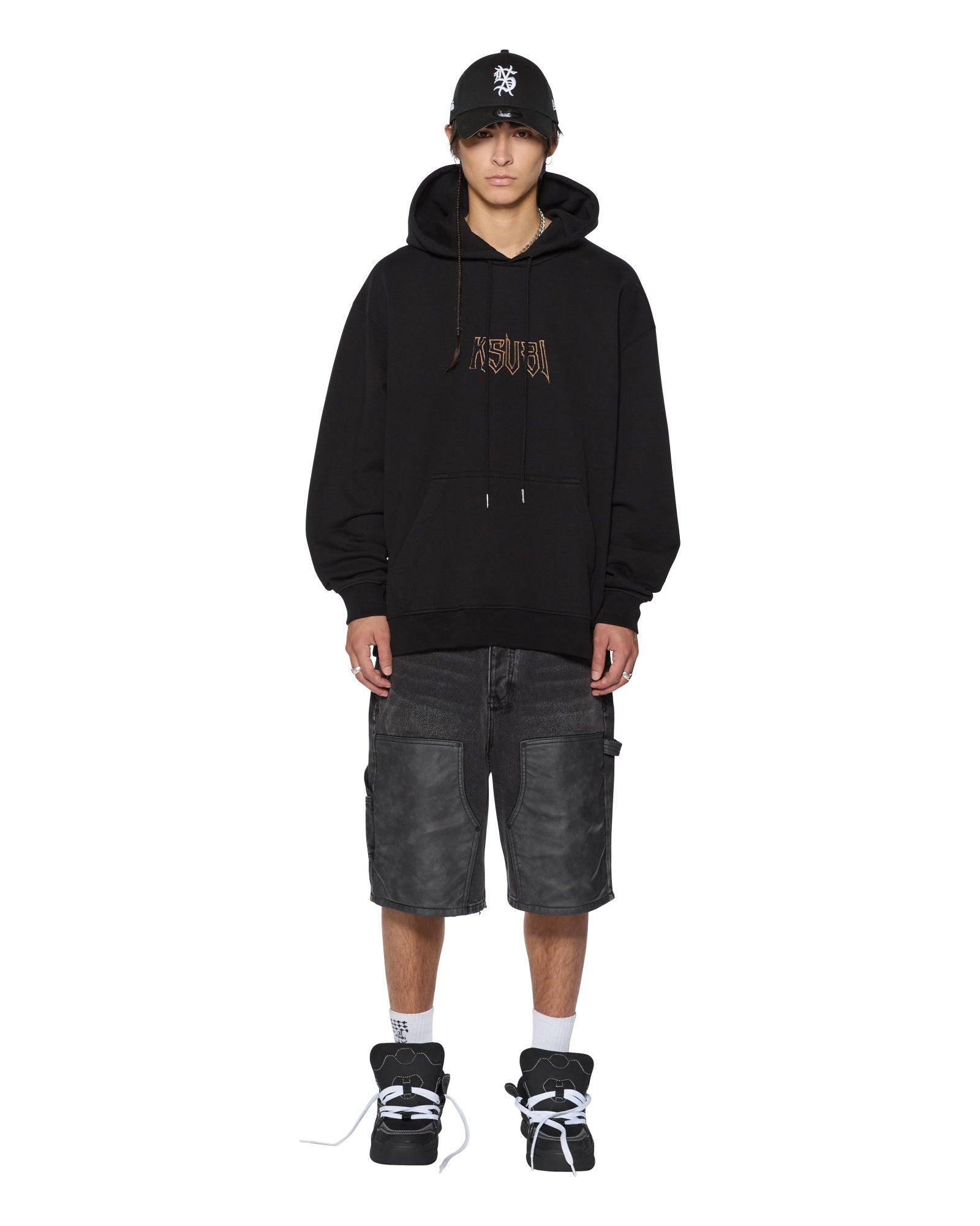 KINGDOM BIGGIE HOODIE JET BLACK Male Product Image