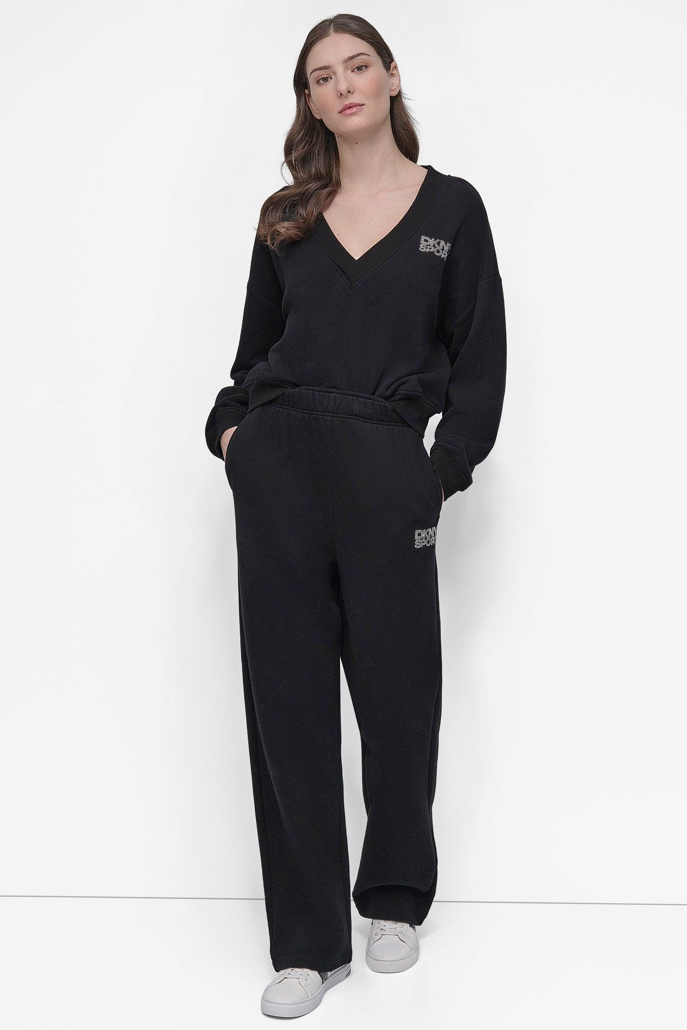 EXTRA HIGH-RISE LOGO-EMBELLISHED SWEATPANT Product Image