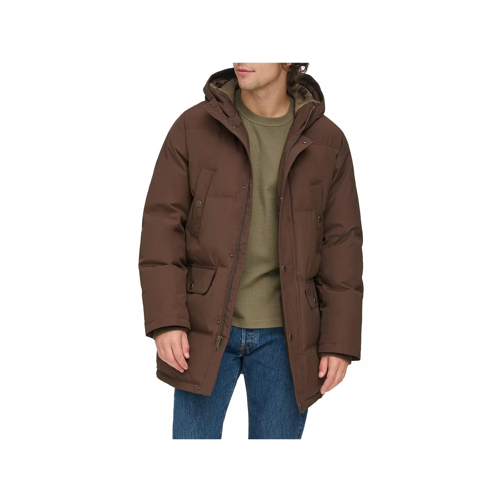 Men's Dockers® Arctic Cloth Heavyweight Performance Hooded Parka, Size: Medium, Green Product Image