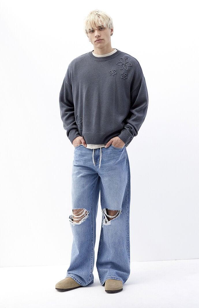 Men's Extreme Baggy Destroyed Jeans - 30W x 30L Product Image