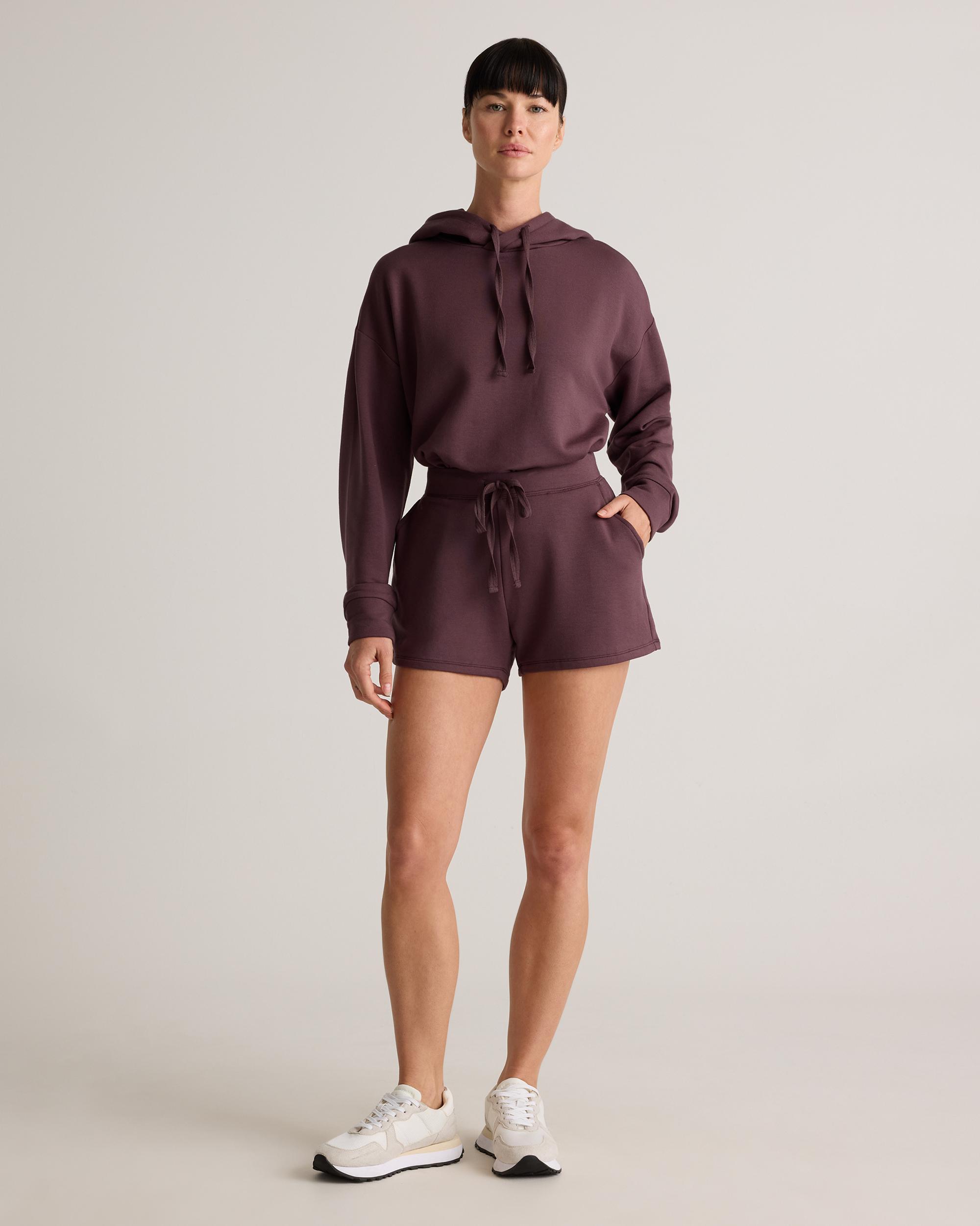Quince | Women's SuperSoft Fleece Shorts Lenzing Modal Product Image
