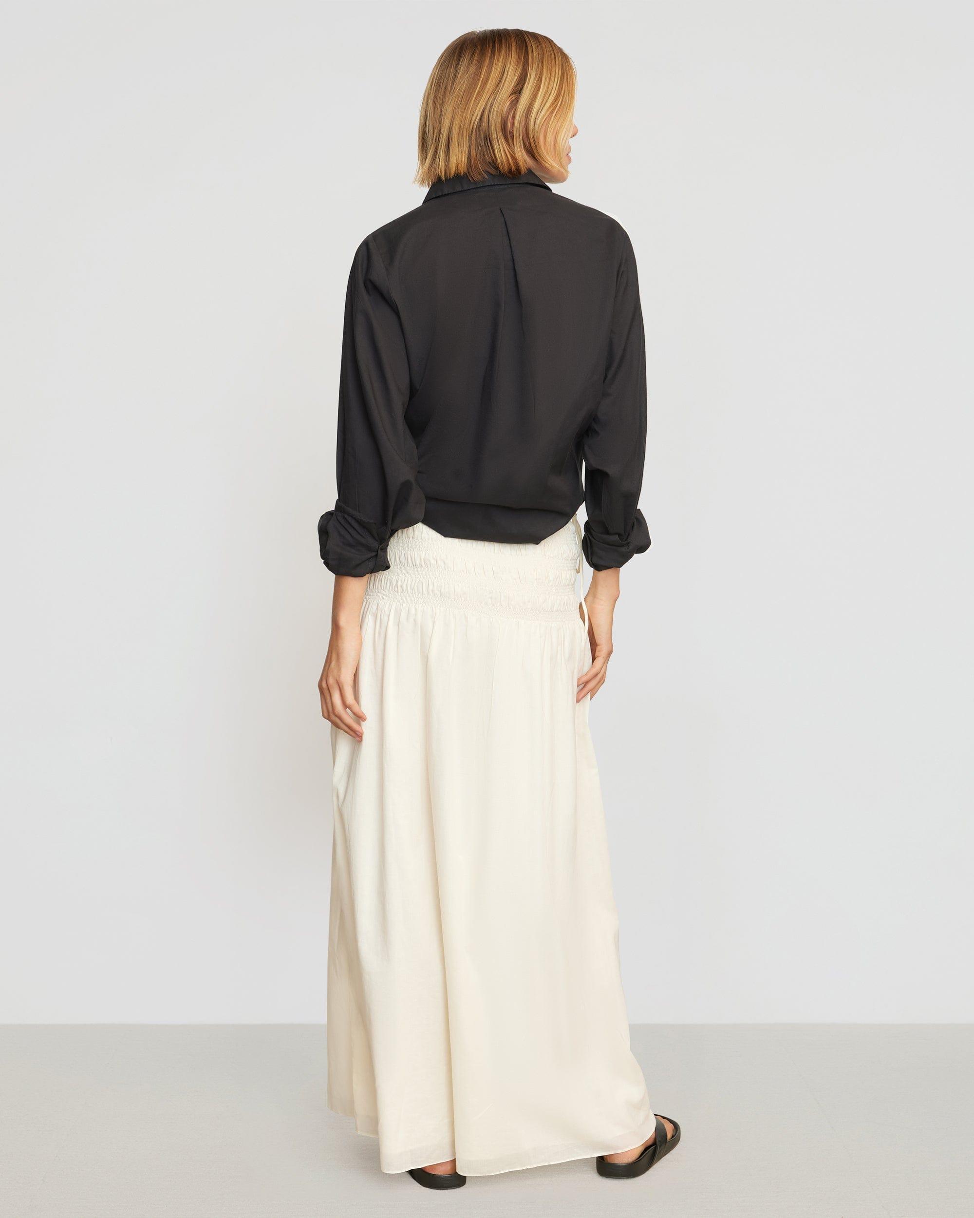 Adé Smocked-Waist Maxi Skirt Product Image