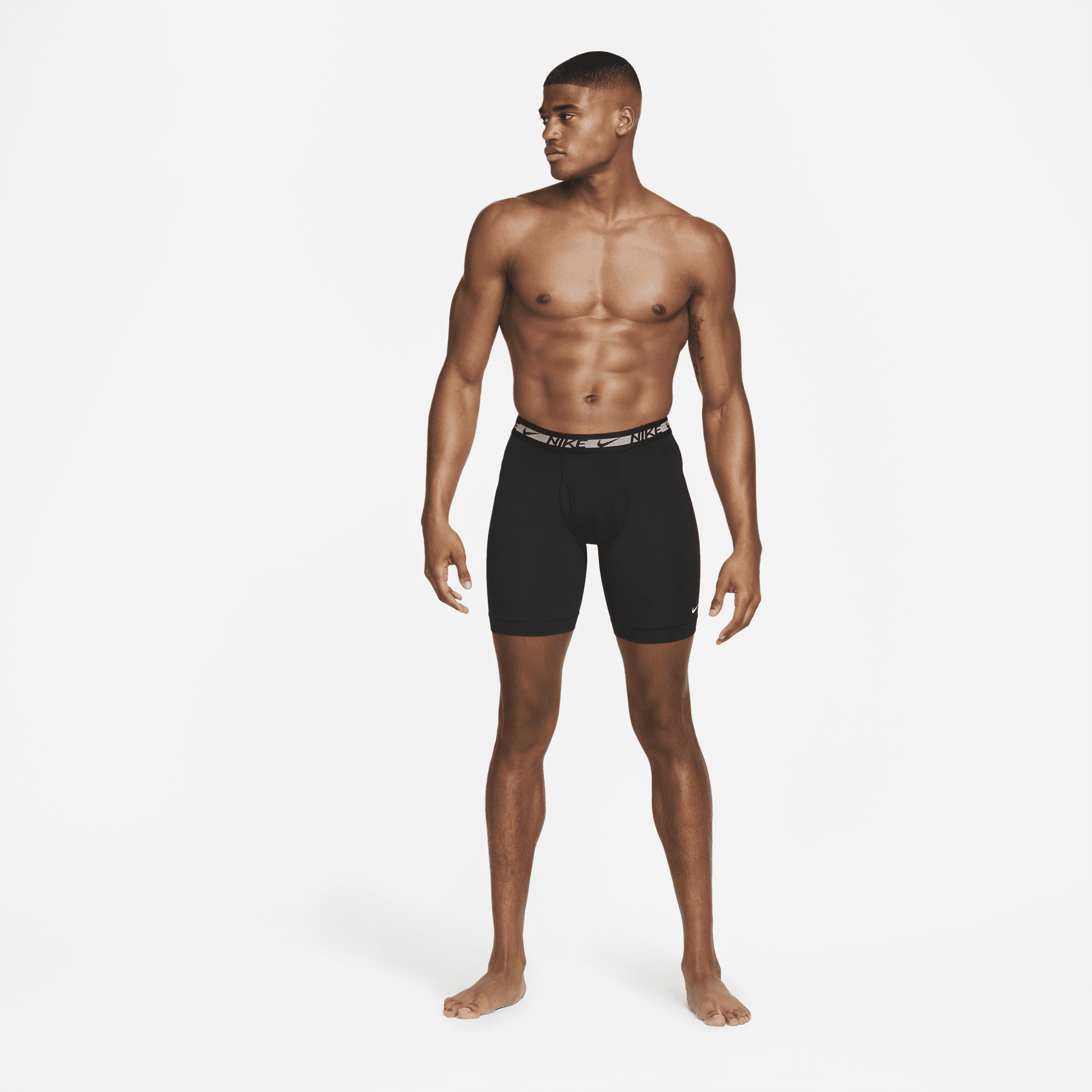 Nike Mens Dri-FIT Ultra Stretch Micro Long Boxer Brief (3-Pack) Product Image