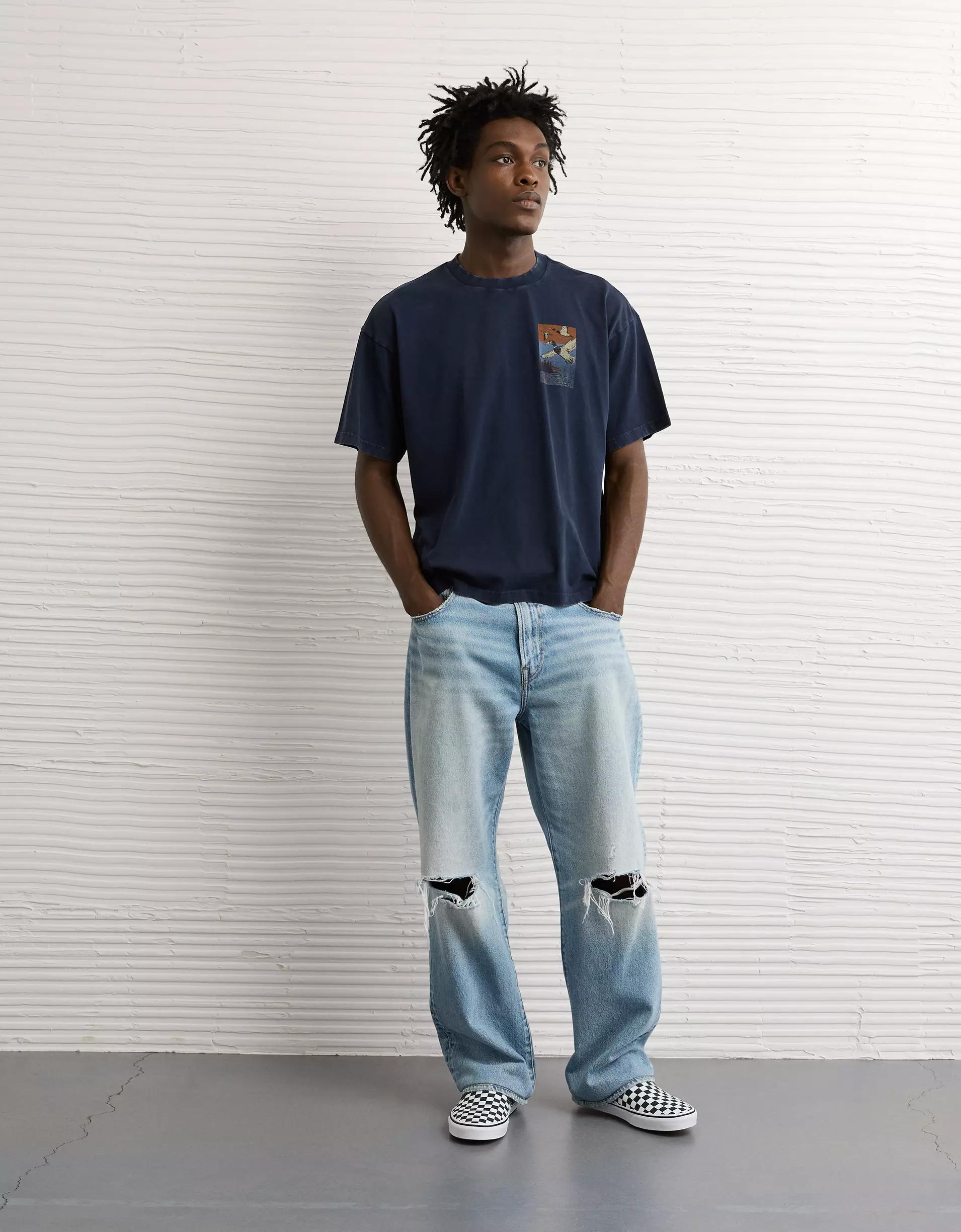 AE Boxy Destination Graphic T-Shirt Product Image